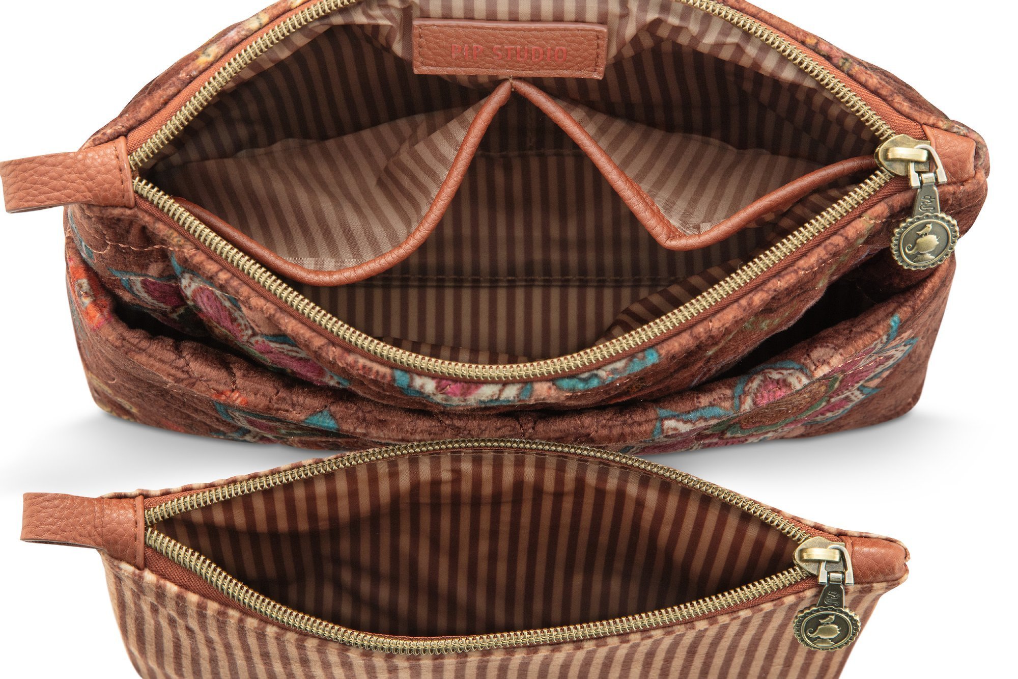 Набор косметичек (2 шт.) Mumbai Morning Brown, 26х18х7,5 см и 22х13х1 см