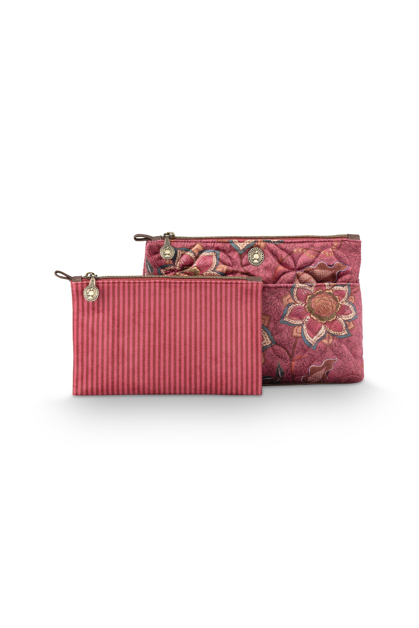 Набор косметичек (2 шт.) Mumbai Morning Pink, 26х18х7,5 см и 22х13х1 см ракурс 3