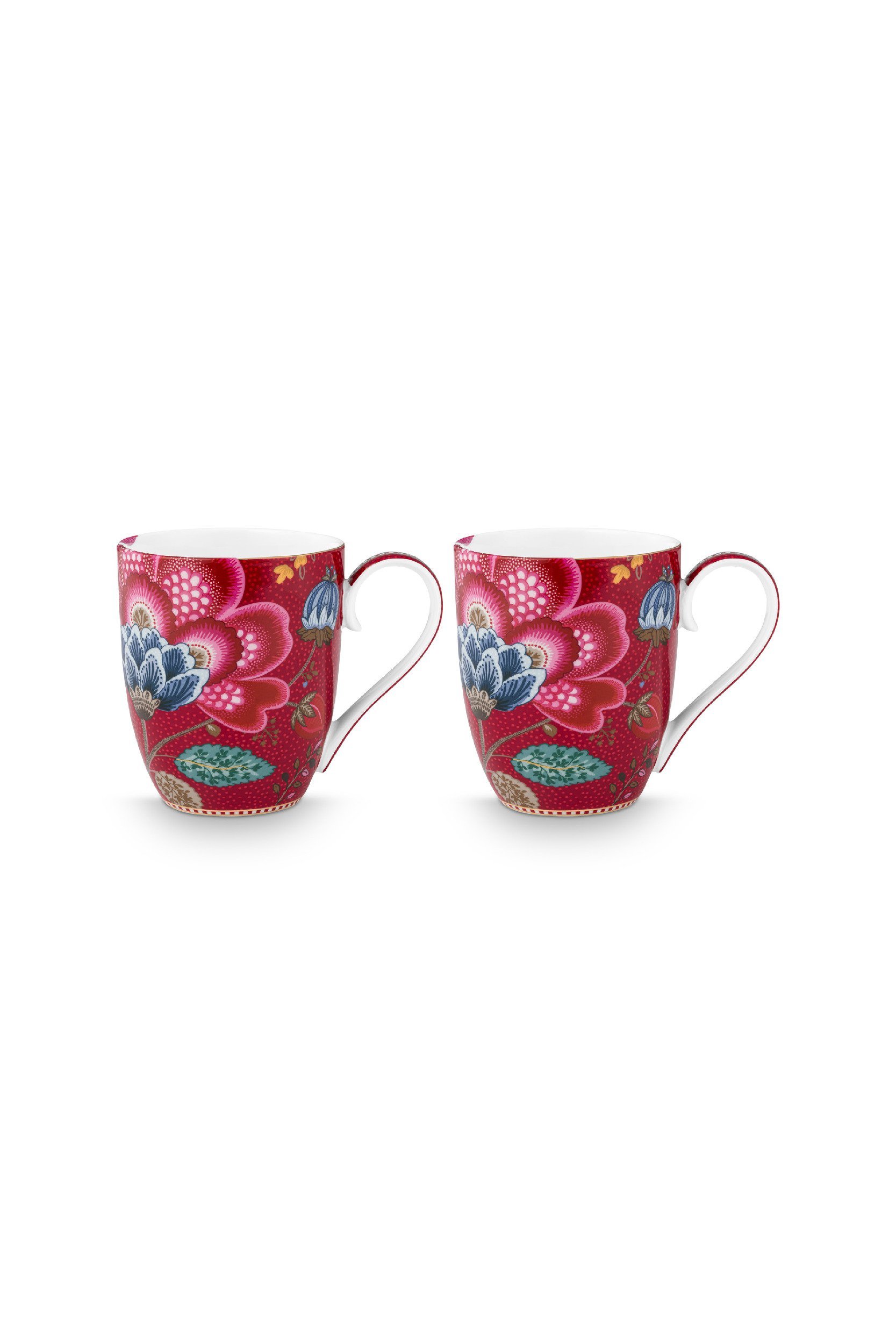 Набор кружек XL (2 шт.) Blooming Tales Fantasy Dark Red ракурс 3