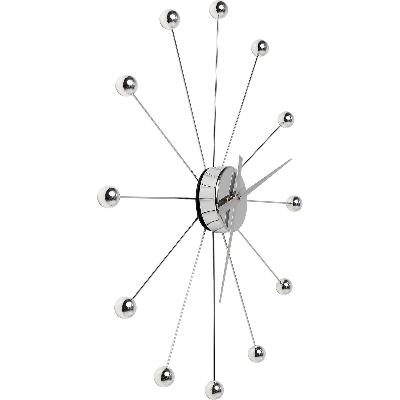 Часы настенные Like Umbrella Balls Chrome ракурс 7