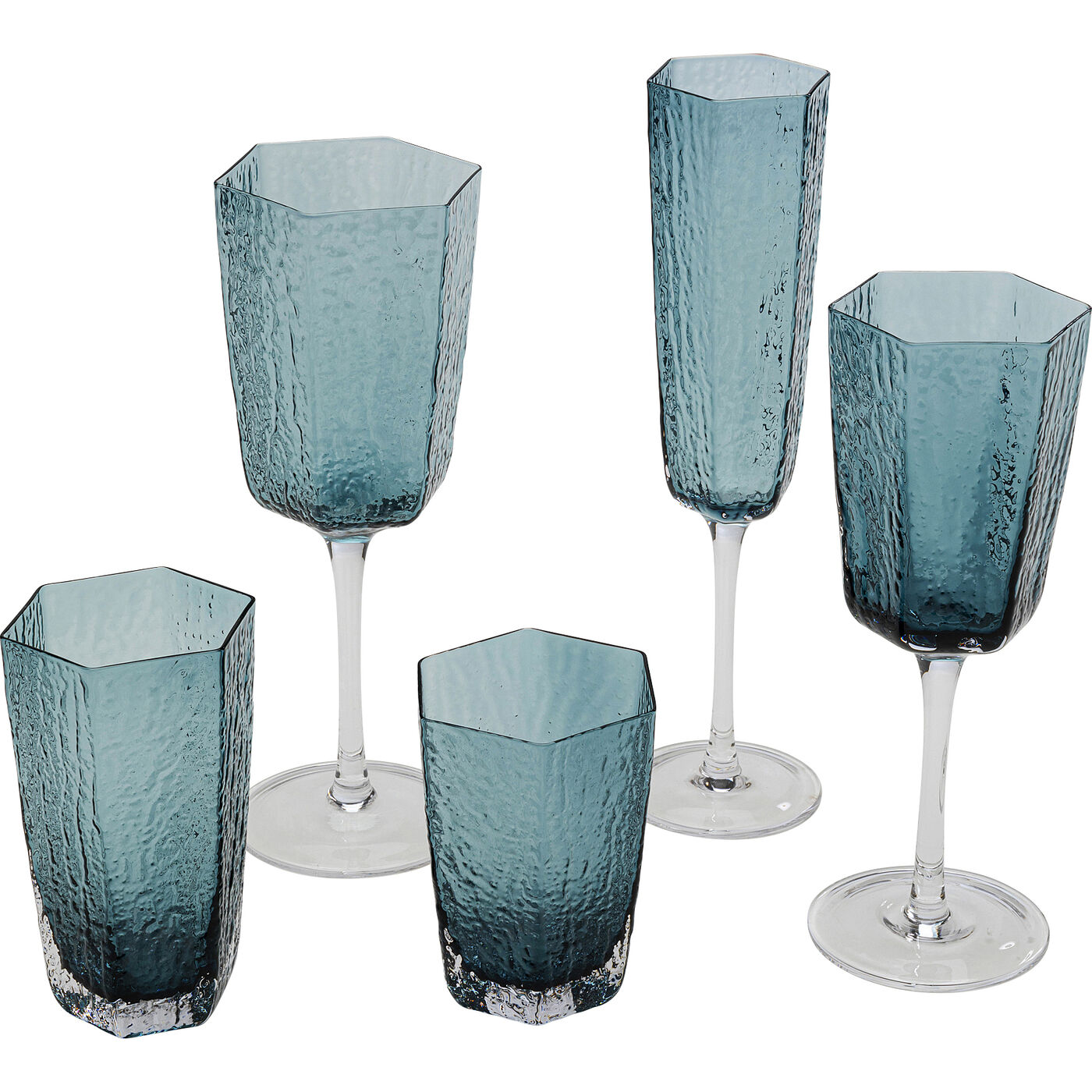 Бокал для белого вина Cascata Blue ракурс 5