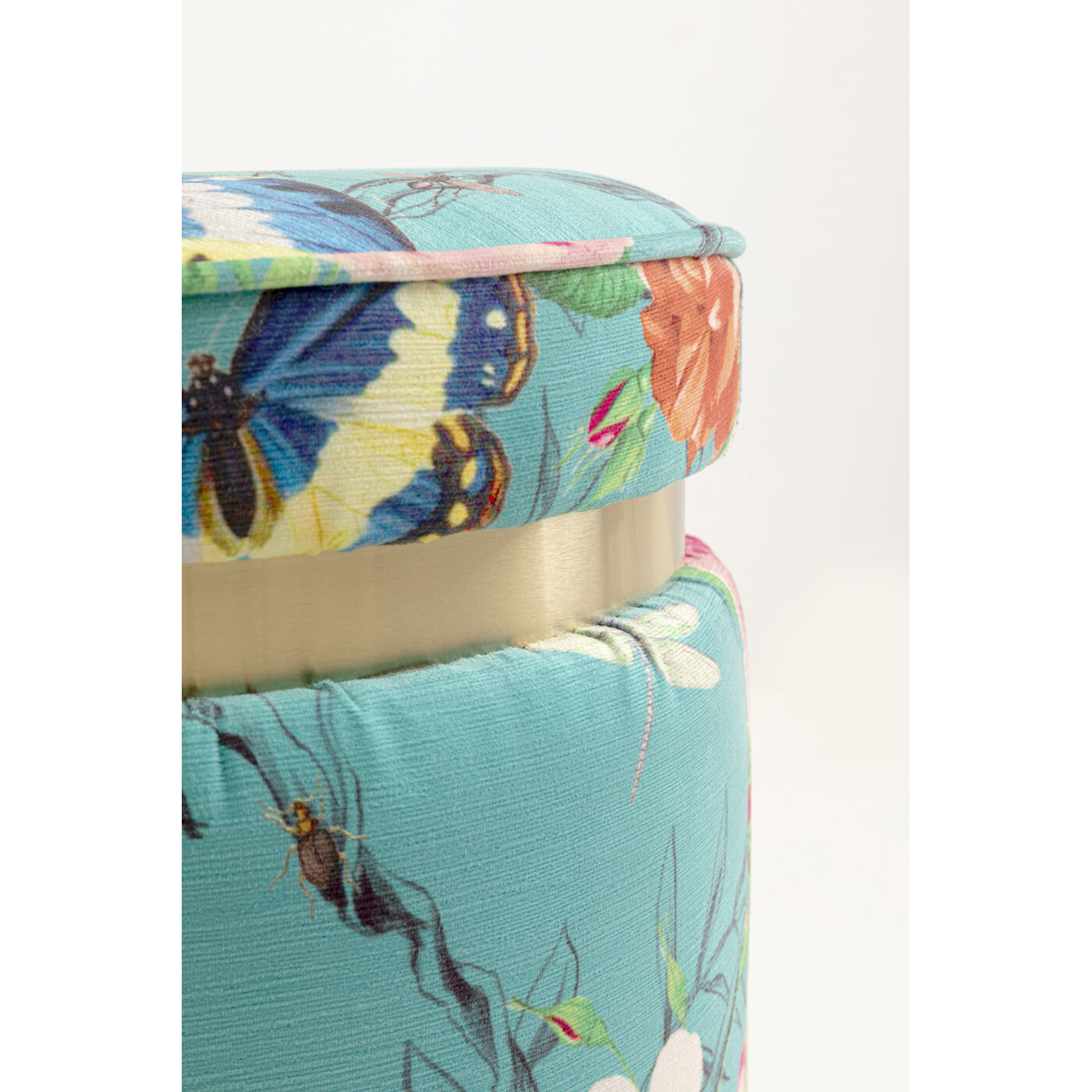 Пуф Flower Fever Blue, Ø39 см