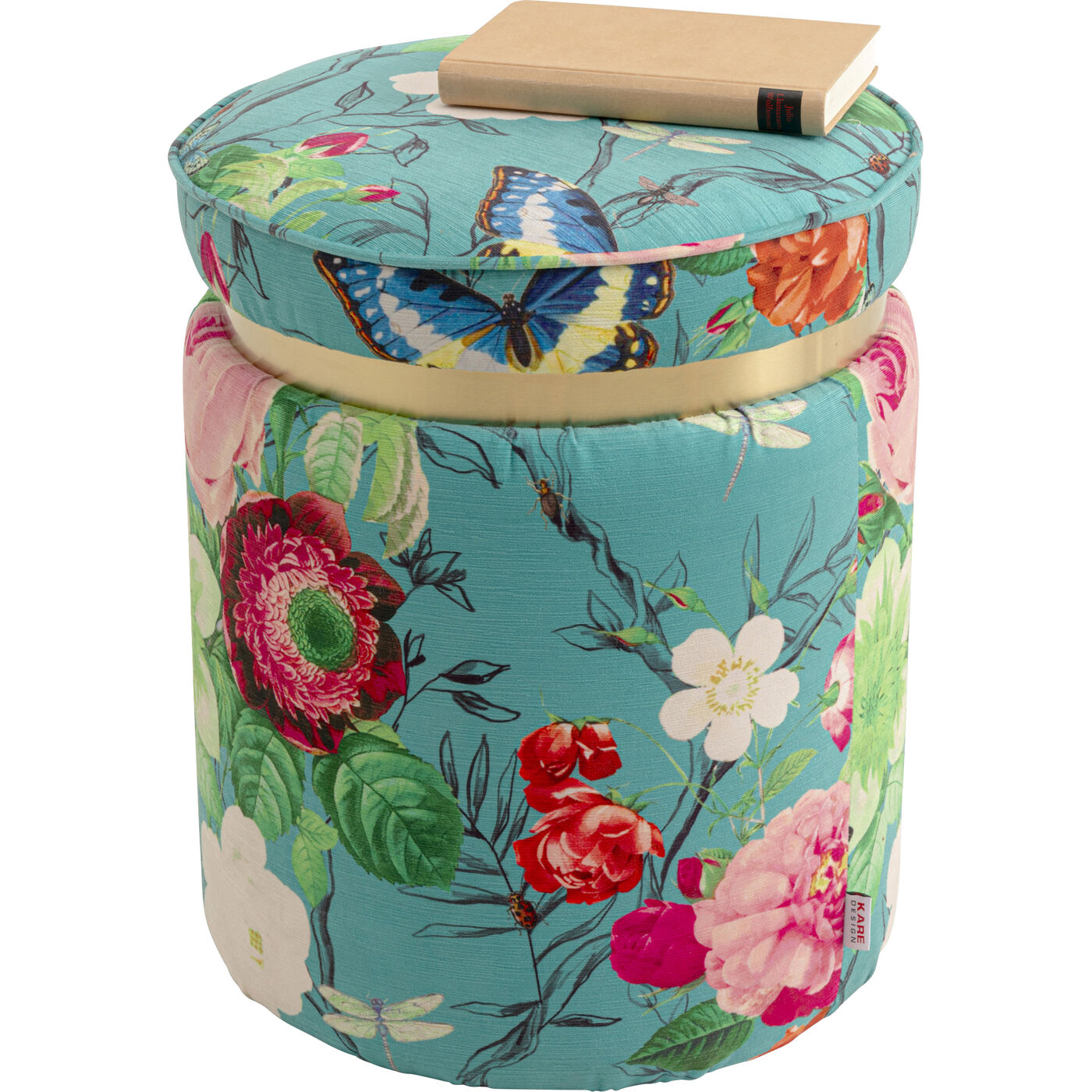 Пуф Flower Fever Blue ракурс 4