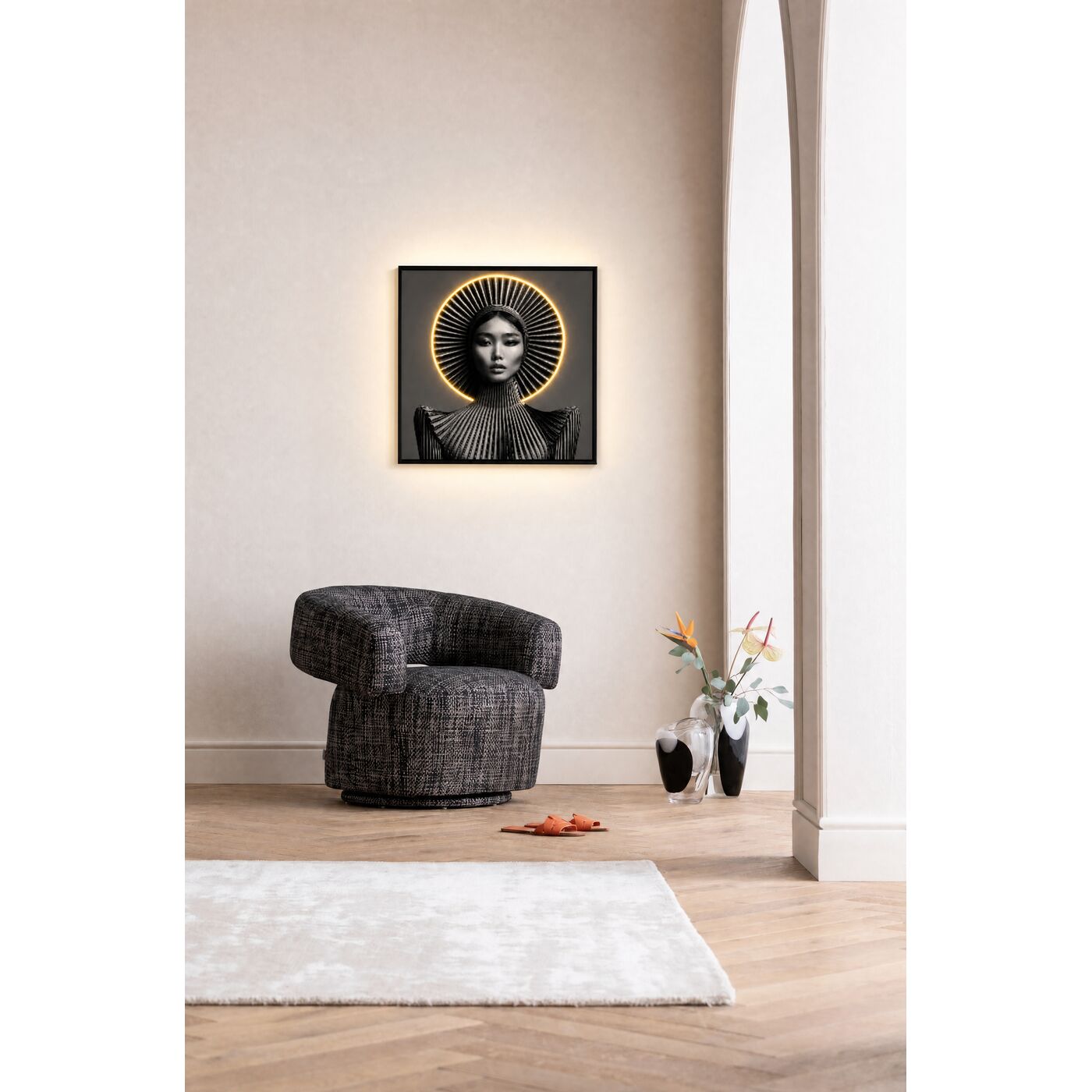 Картина Muse Geometry LED Геометрия ракурс 3