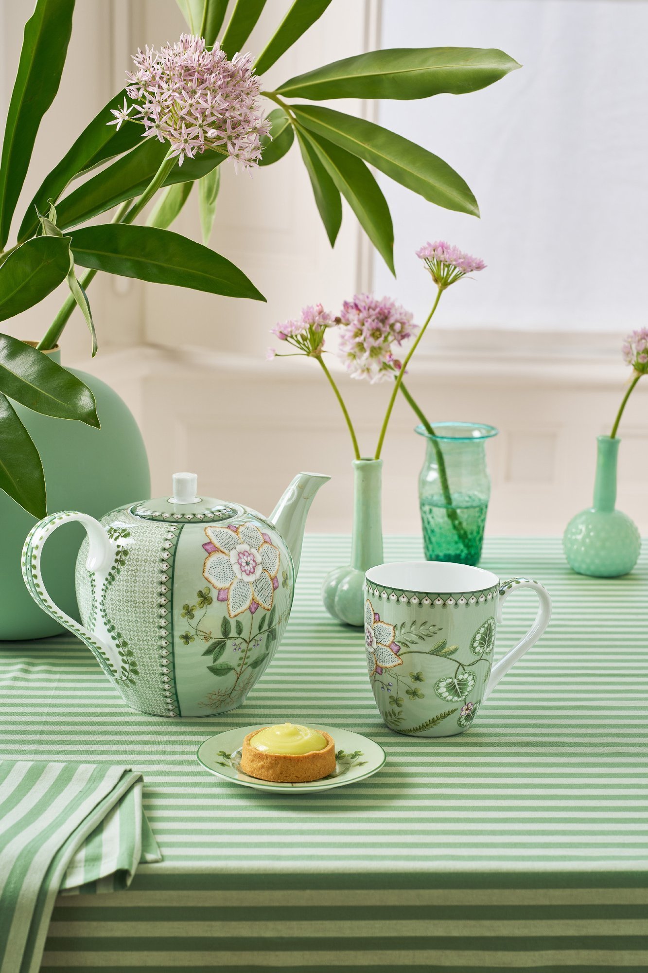 Набор кружек XL (2 шт.) Lily&Lotus Light Green, 450 мл