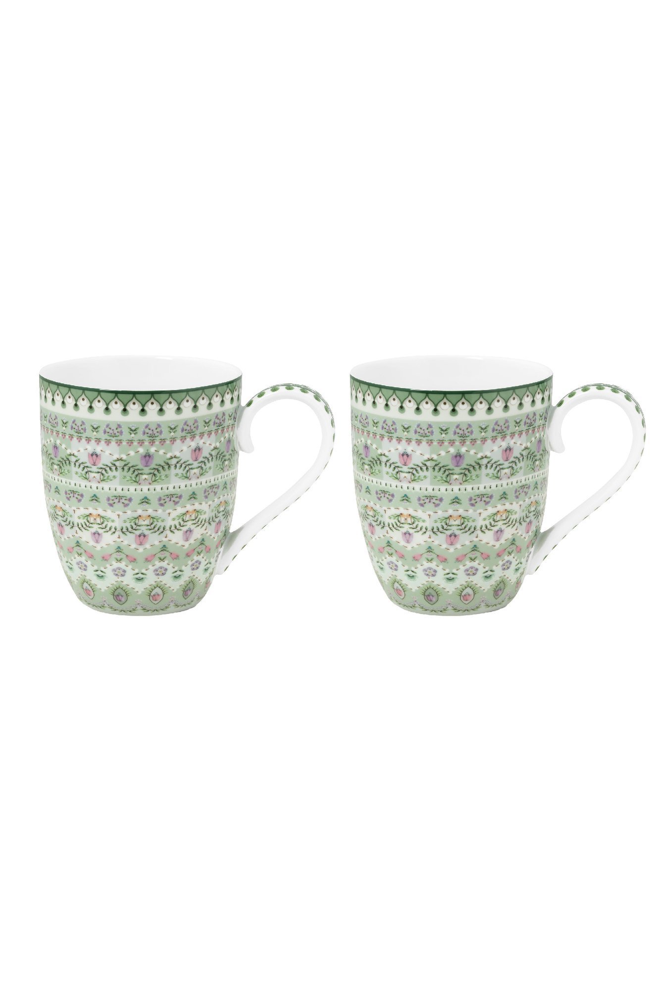 Набор кружек XL (2 шт.) Lily&Lotus Moon Delight Light Green ракурс 2