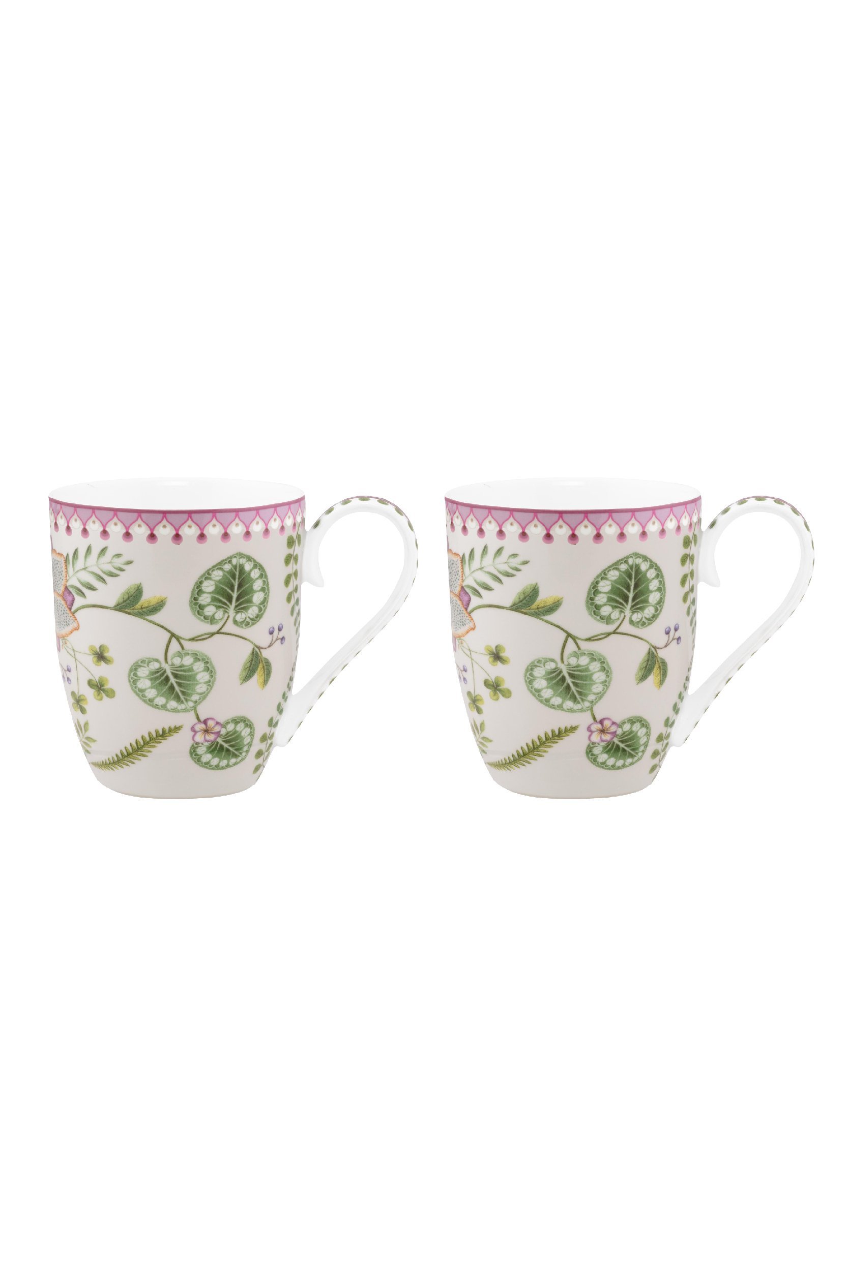 Набор кружек XL (2 шт.) Lily&Lotus Off White ракурс 2