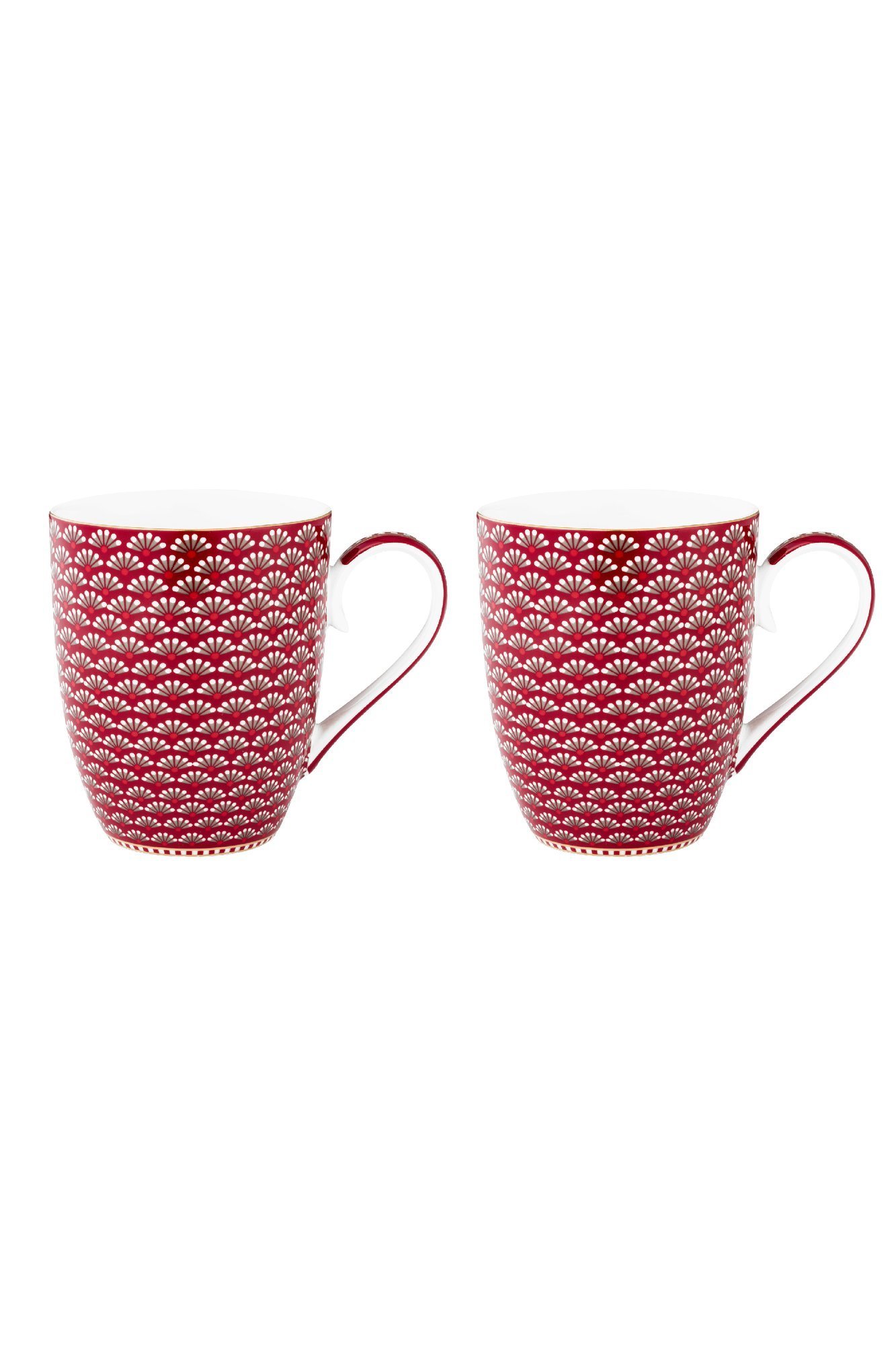 Набор кружек больших (2 шт.) Blooming Tales Dark Red ракурс 2