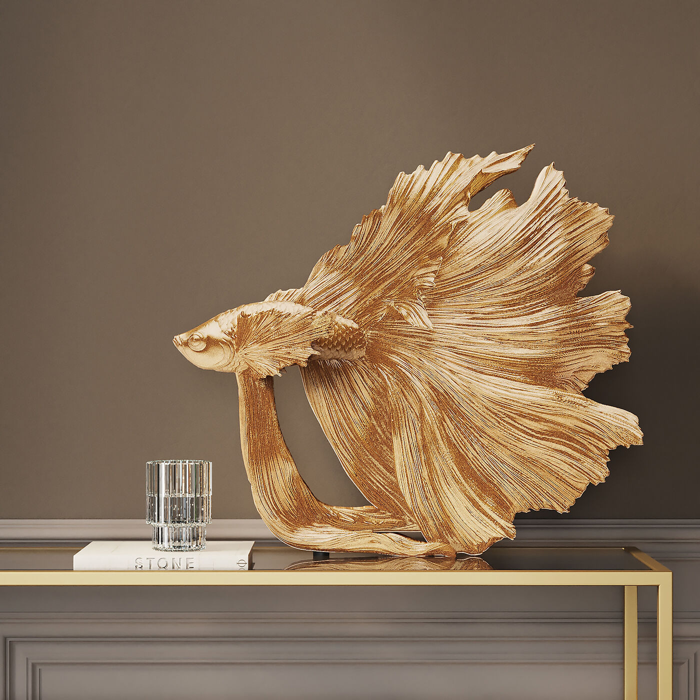 Фигура декоративная Betta Fish Gold Small ракурс 9