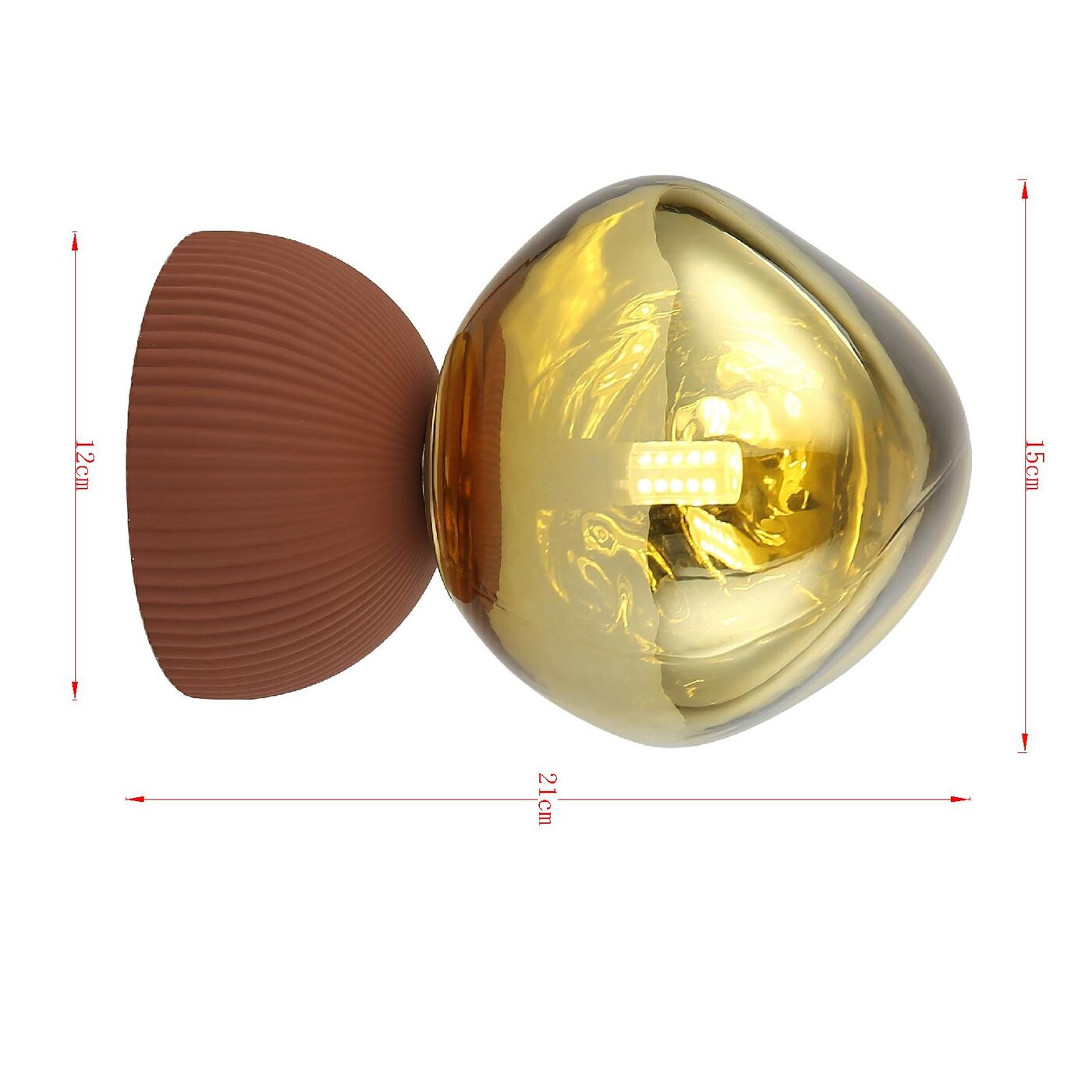 Светильник настольный Magic Ball Gold ракурс 5