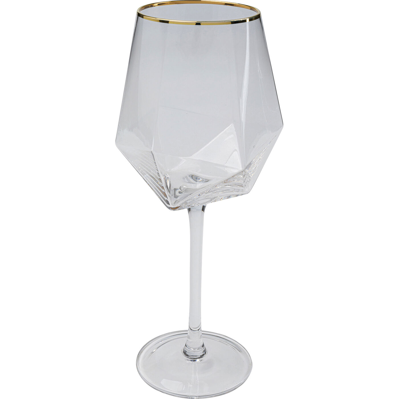 Бокал для вина Diamond Gold Rim ракурс 2
