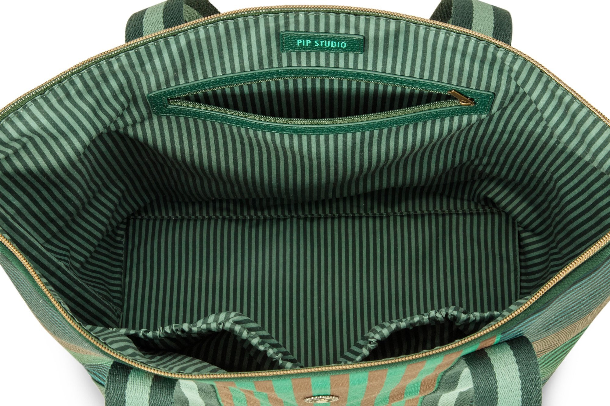Сумка средняя Tilda Stripe Green, 13 л, 47х17х37 см