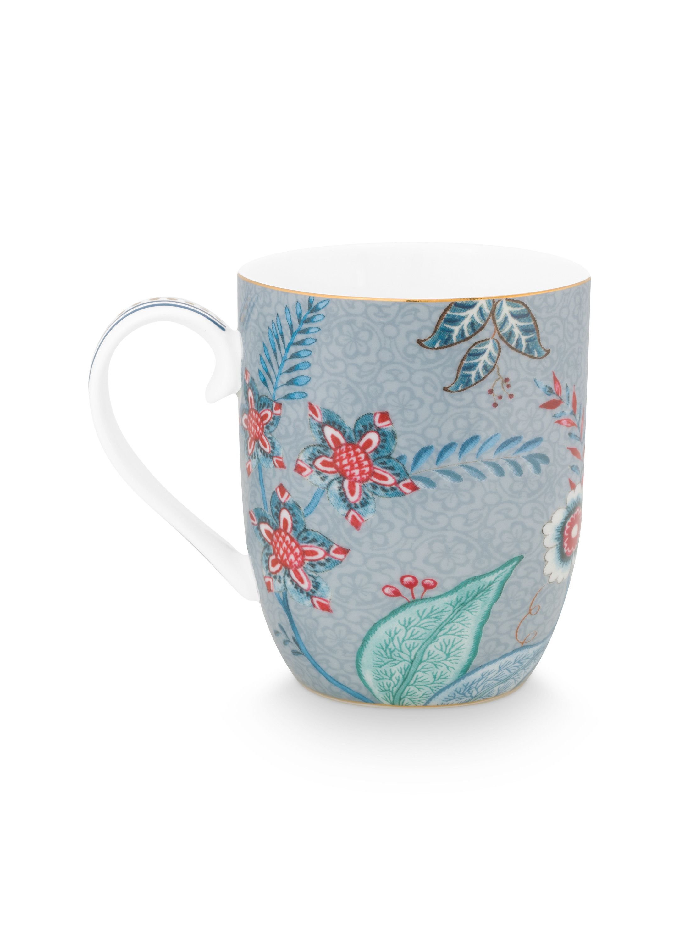 Набор кружек маленьких (2 шт.) Flower Festival Light Blue ракурс 4