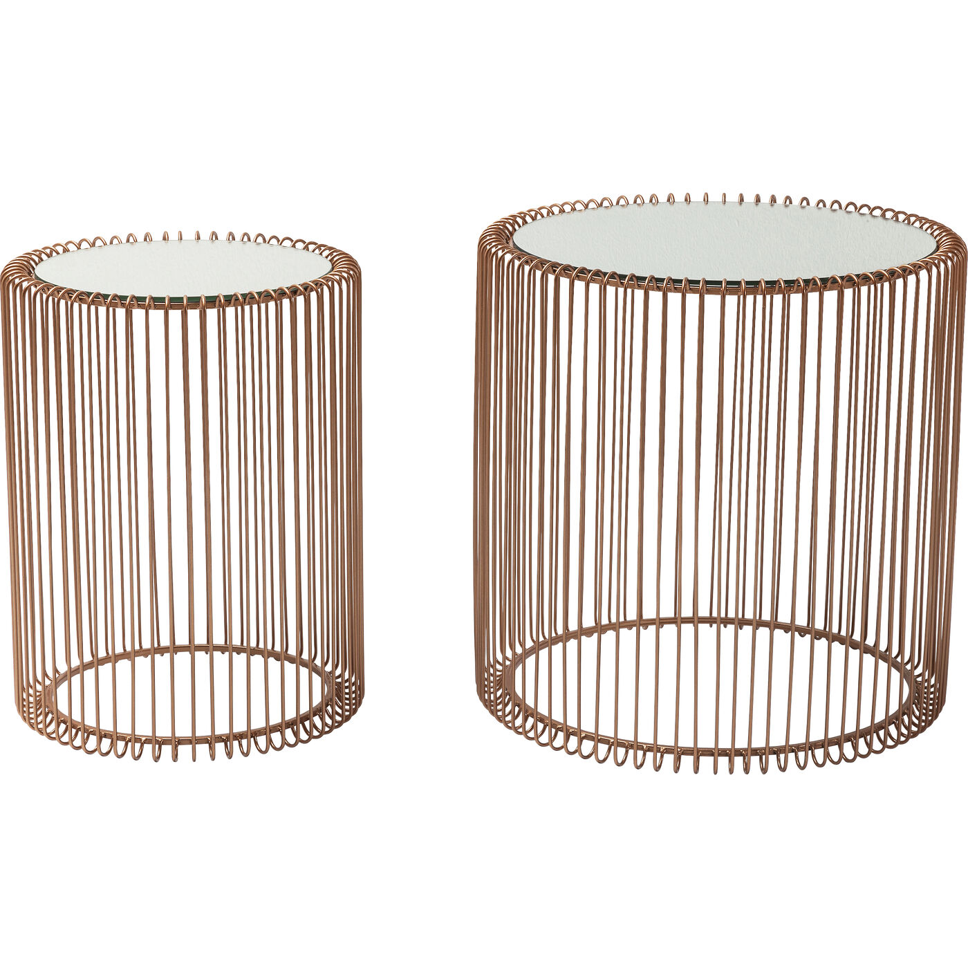 Стол приставной Wire Copper, Ø44 см (2 шт.) ракурс 9