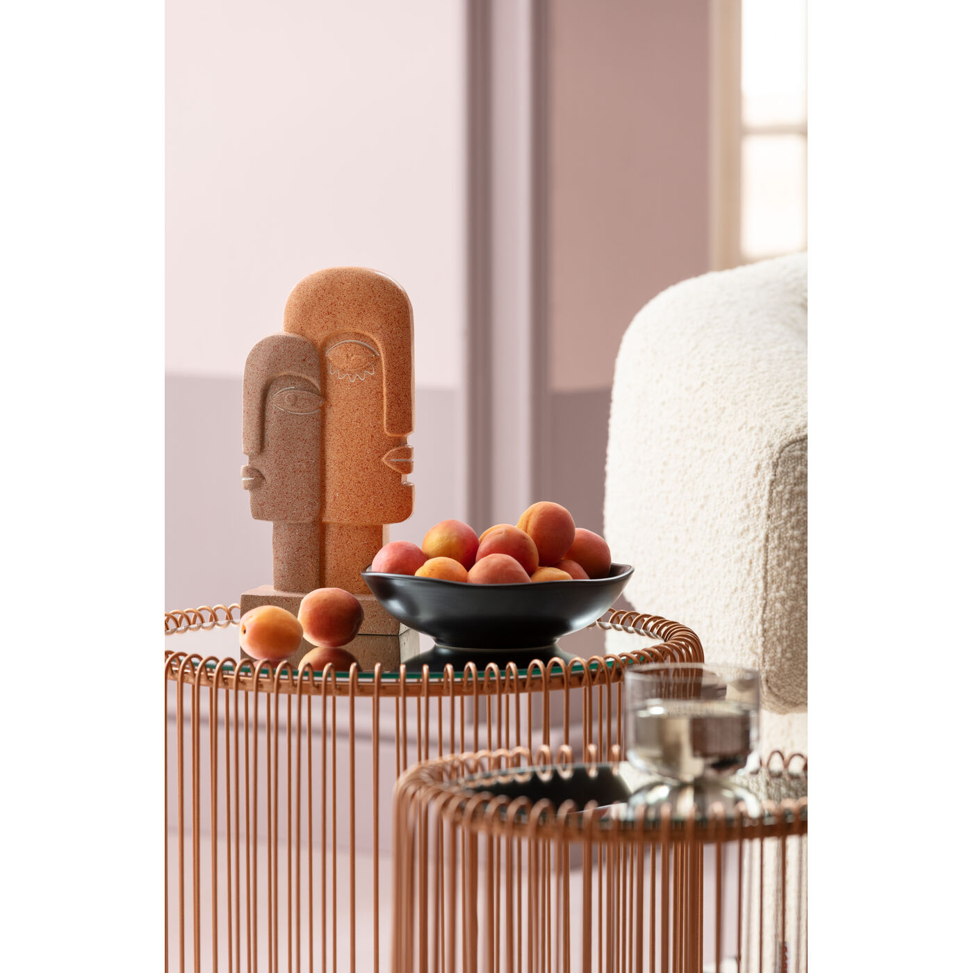 Стол приставной Wire Copper, Ø44 см (2 шт.) ракурс 12