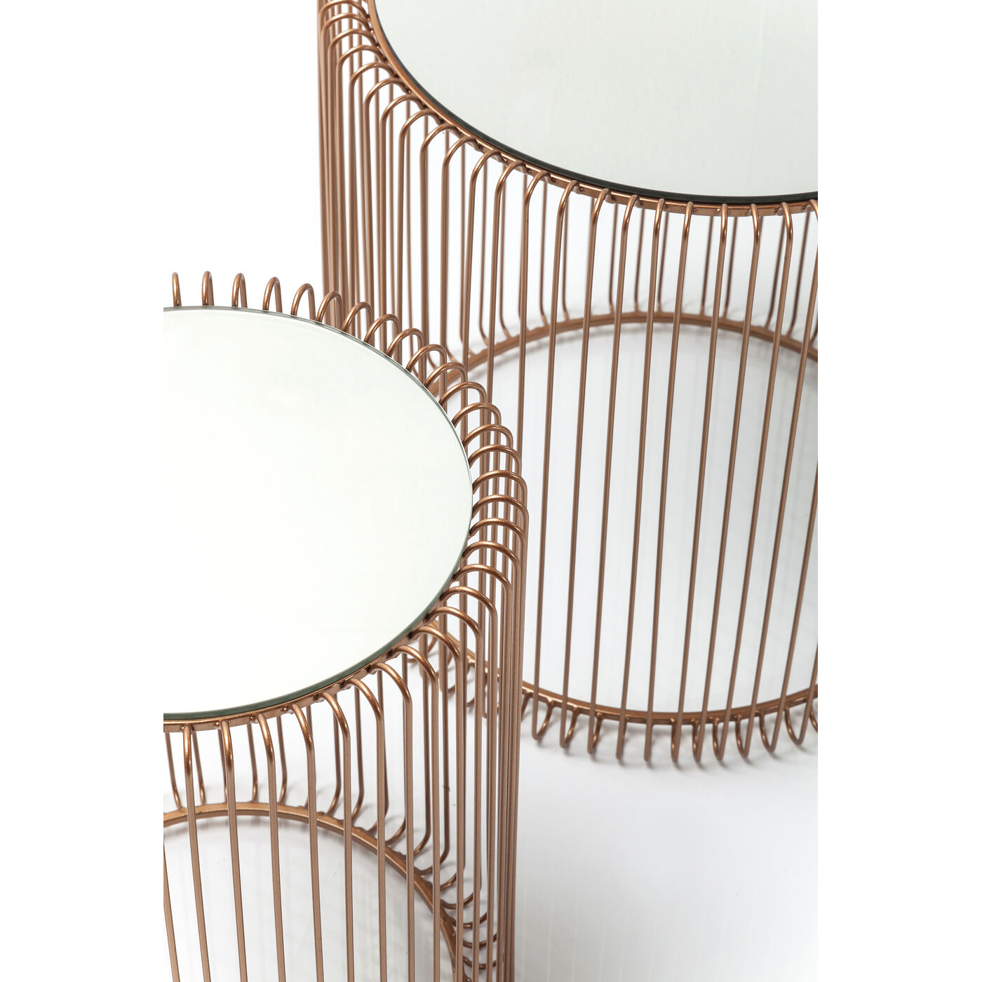 Стол приставной Wire Copper, Ø44 см (2 шт.) ракурс 2