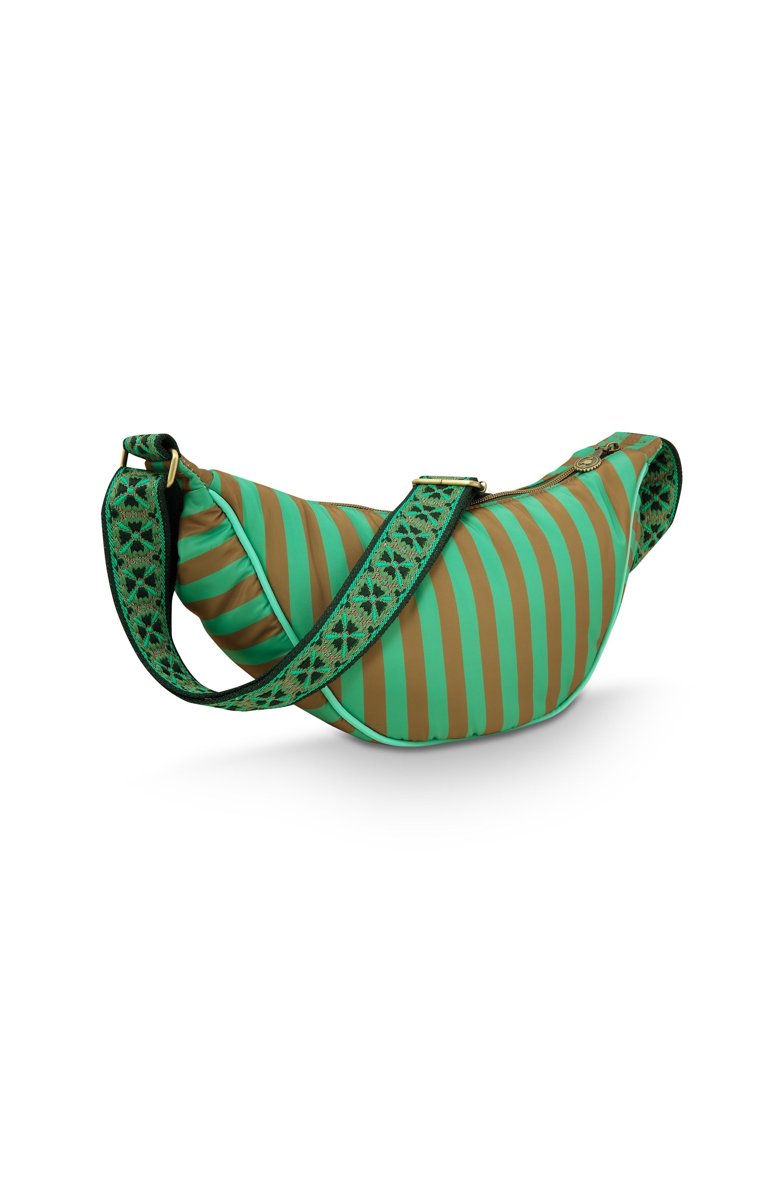Сумка фигурная Freya Half Moon Stripe Green, 2,5 л ракурс 3