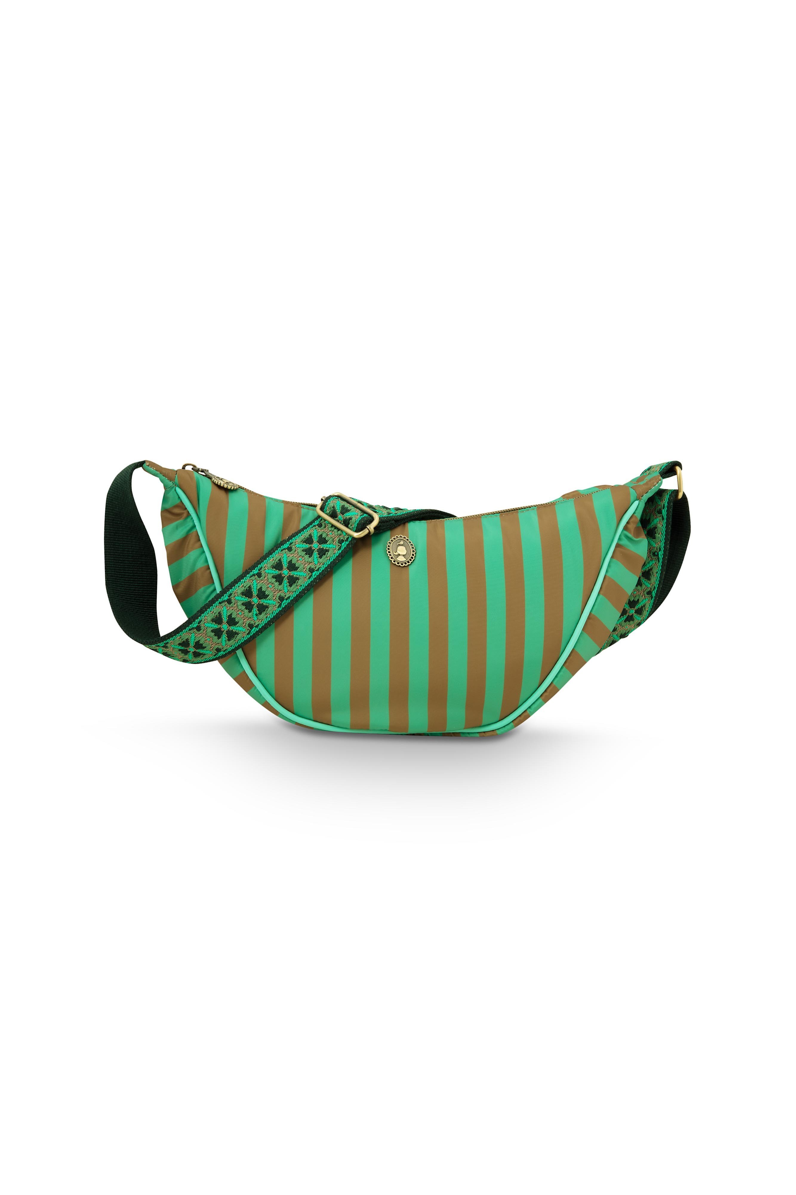 Сумка фигурная Freya Half Moon Stripe Green, 2,5 л ракурс 2