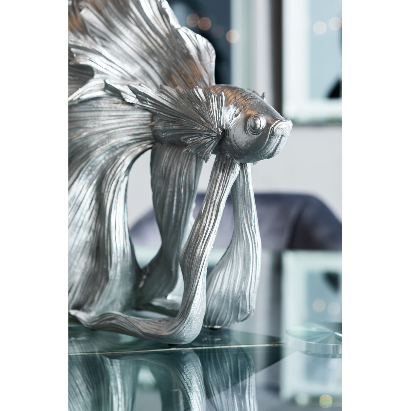 Фигура декоративная Betta Fish Silver Small ракурс 9