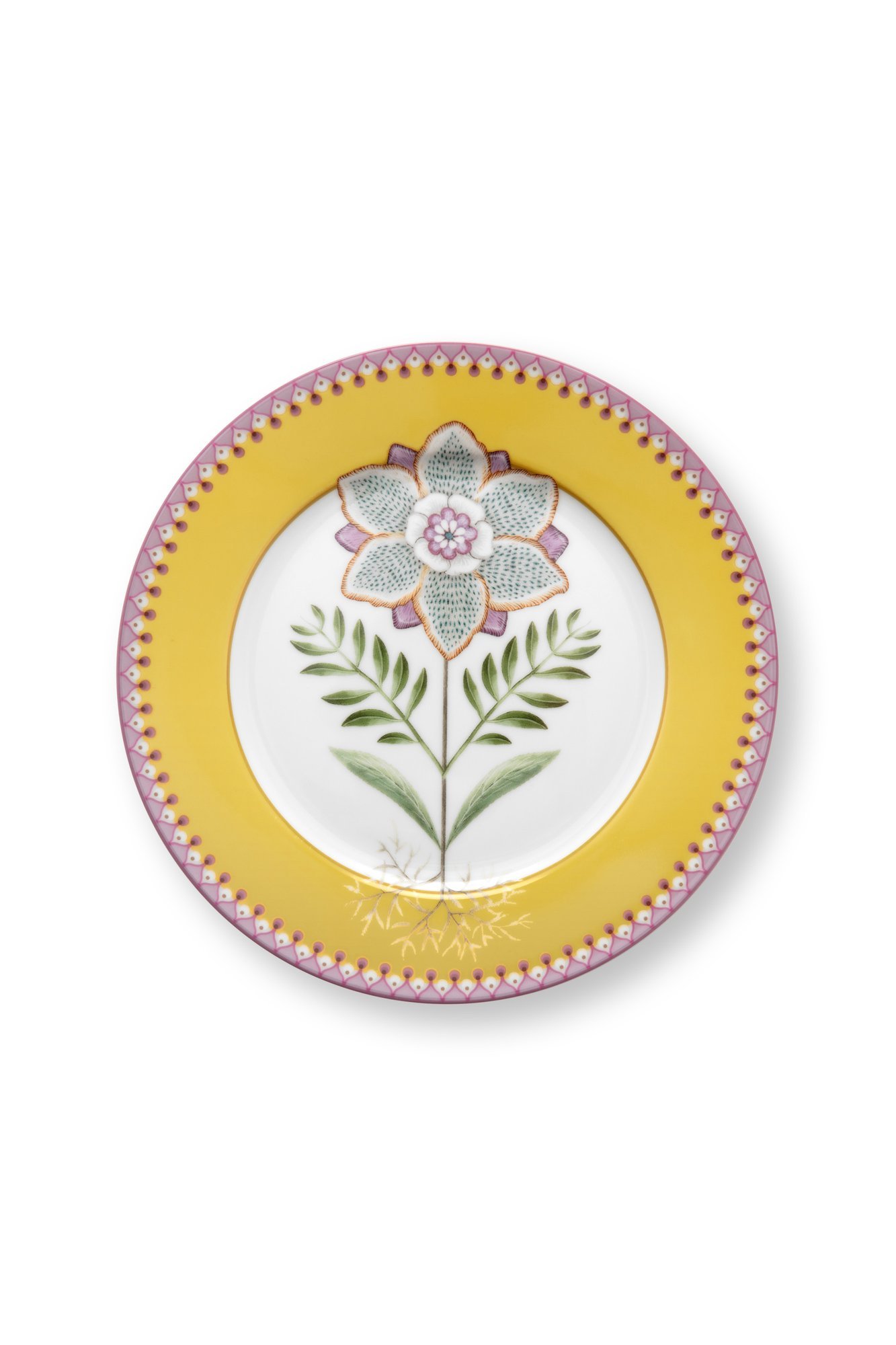 Блюдо для сладостей трехуровневое Lily&Lotus Yellow ракурс 7
