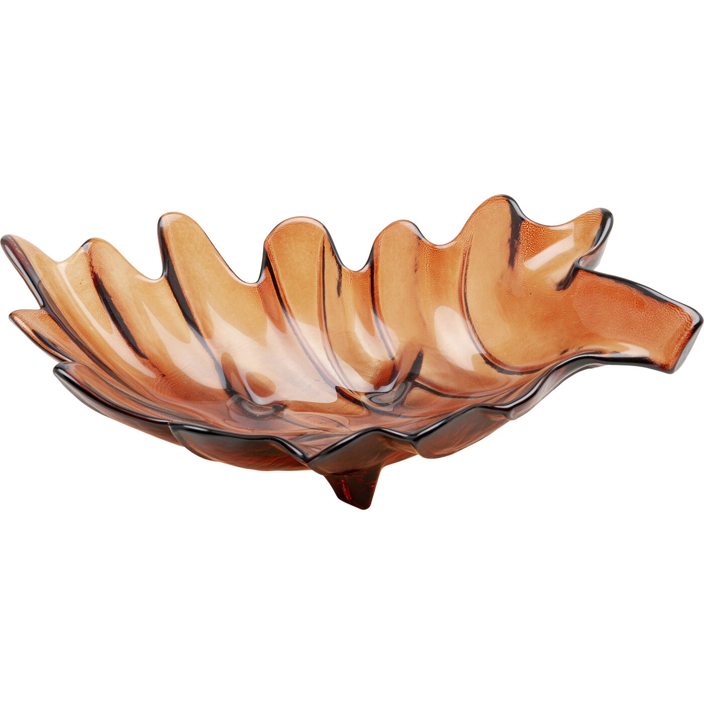 Миска декоративная Leaf Red ракурс 2