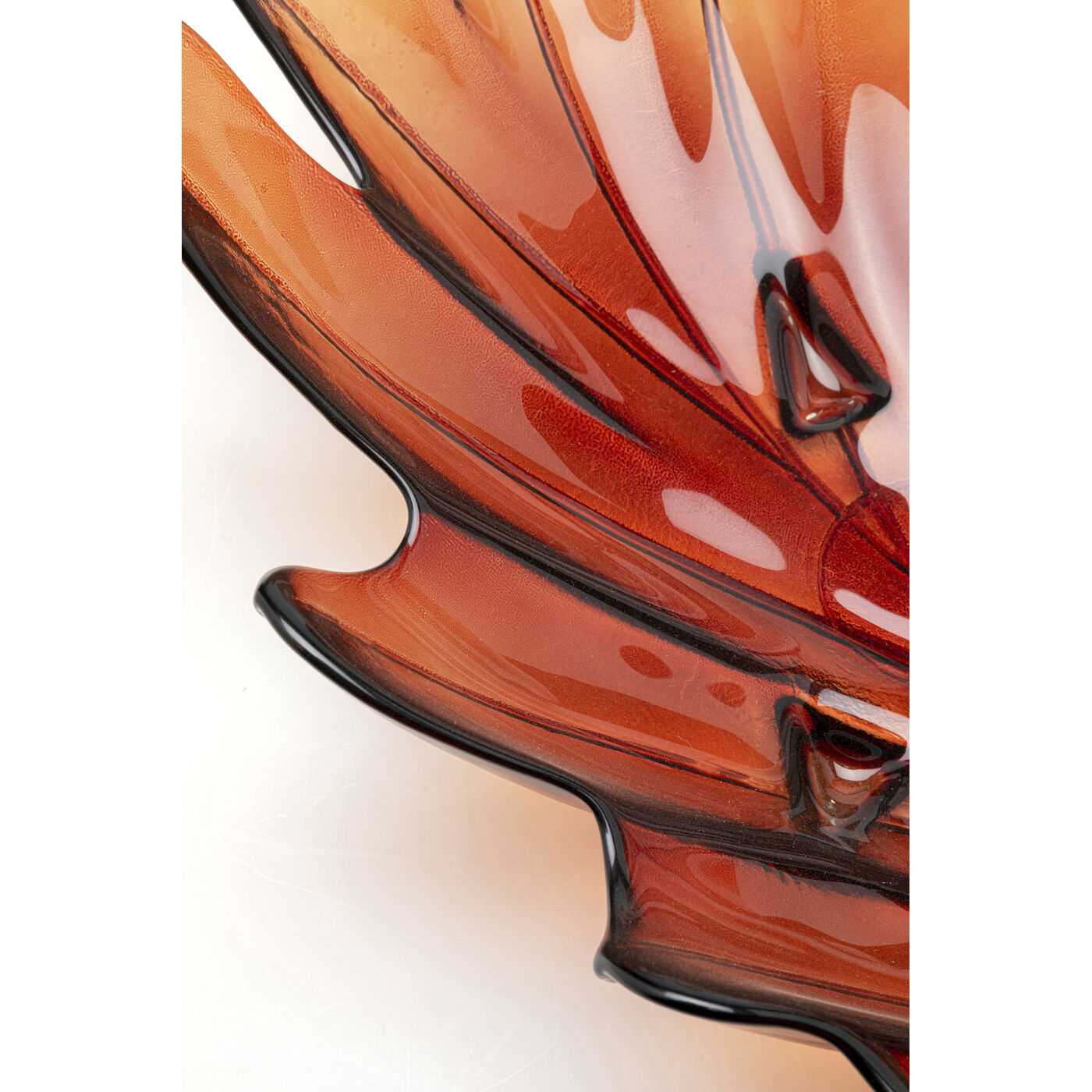 Миска декоративная Leaf Red, 11 см