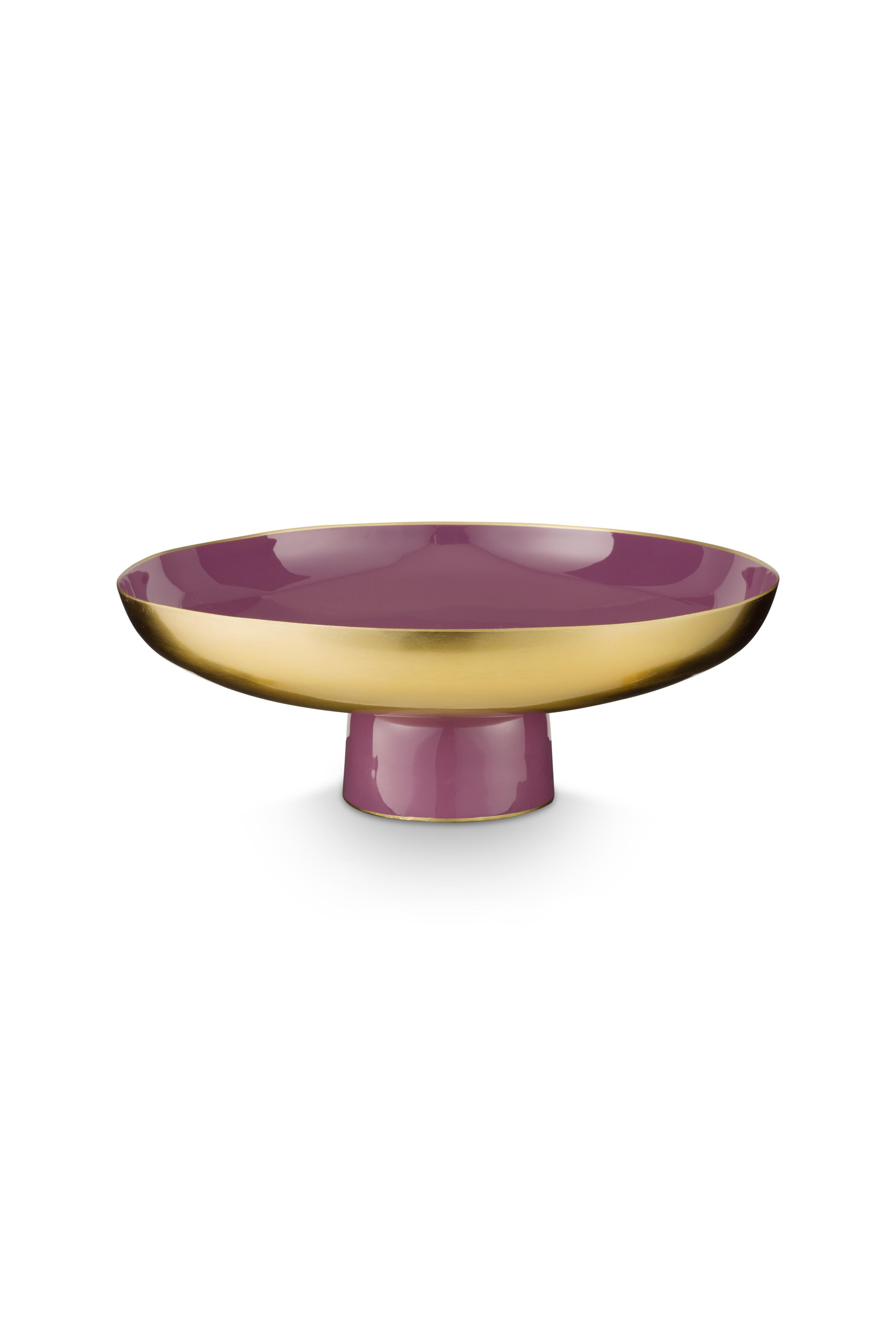 Поднос на ножке Metal Lilac ракурс 2