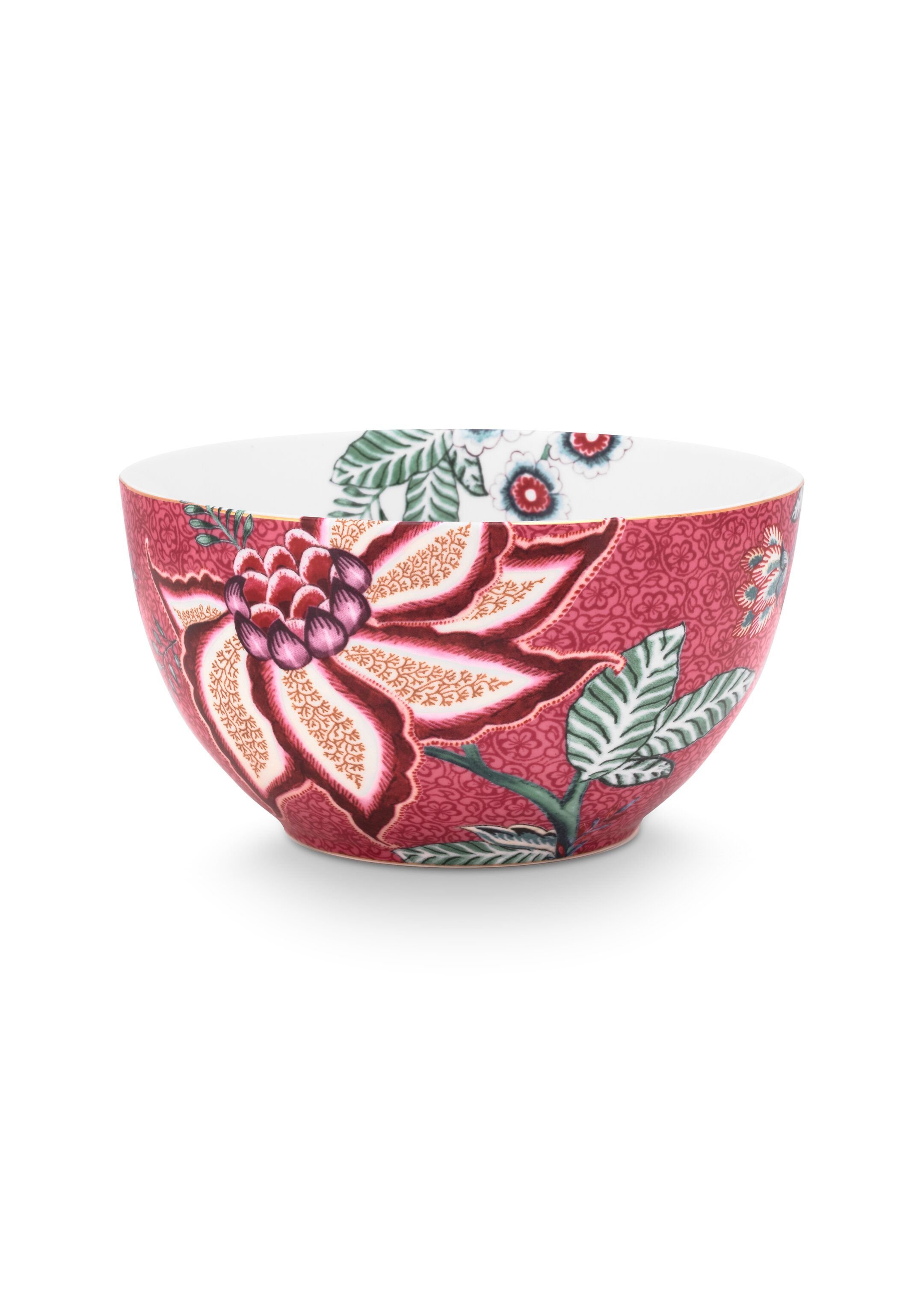 Набор пиал (2 шт. по Ø15 см) Flower Festival Dark Pink ракурс 3