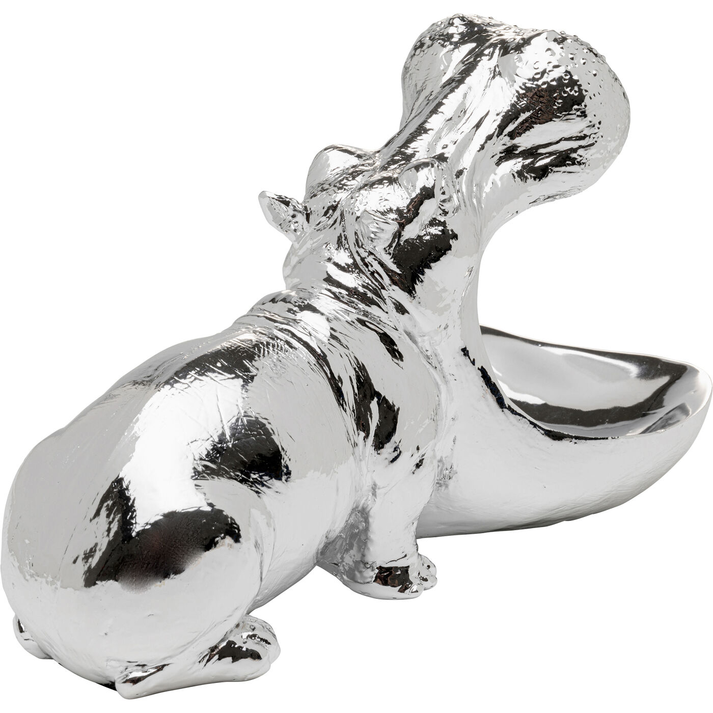 Фигура декоративная Hungry Hippo, 17 см Silver ракурс 5