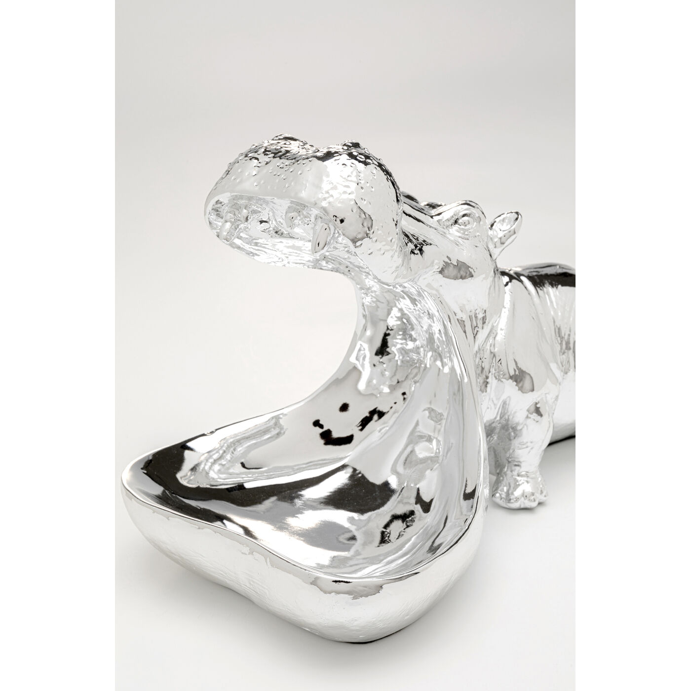 Фигура декоративная Hungry Hippo, 17 см Silver