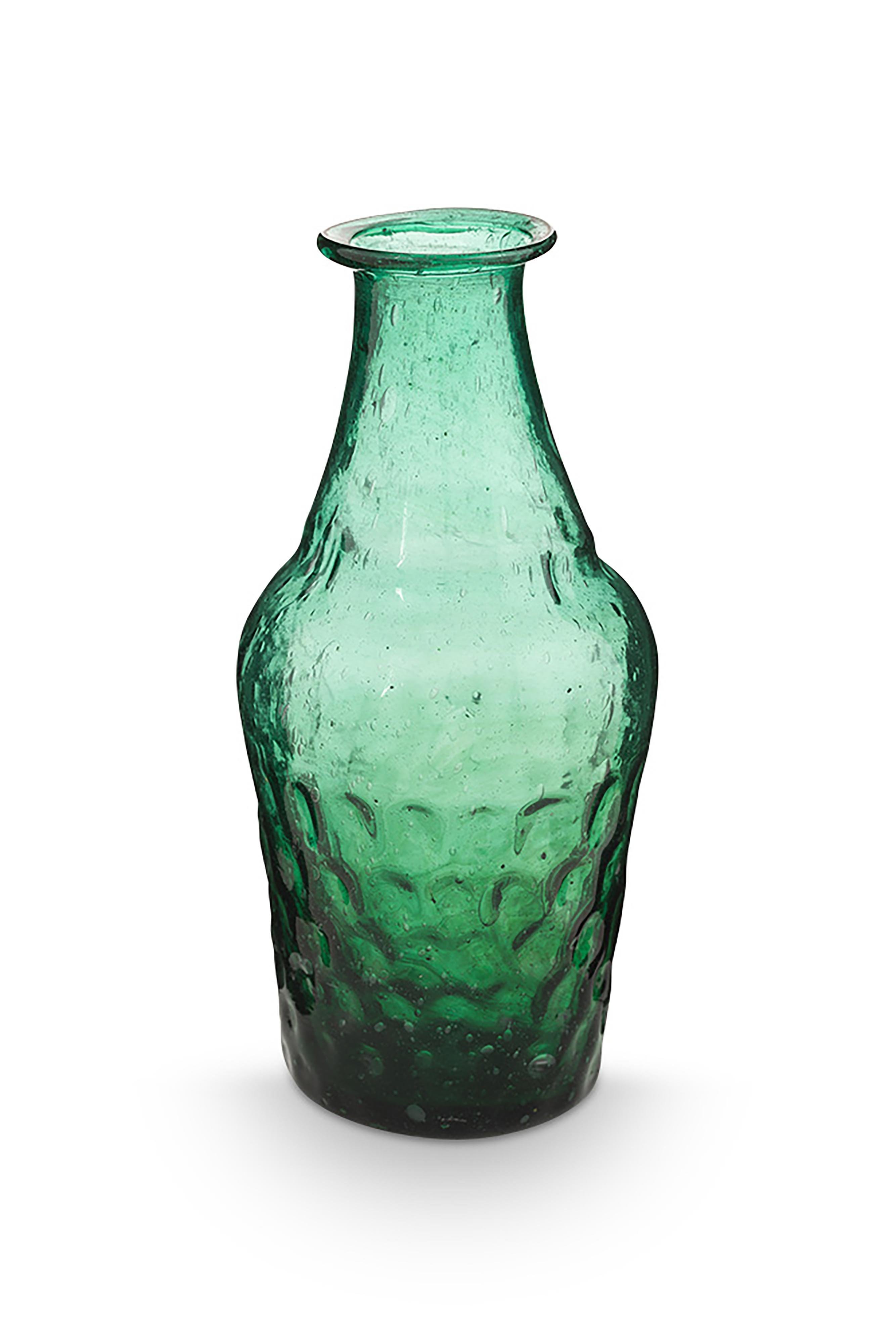 Набор ваз маленьких (3 шт.) Glass Blue-Green, Ø7х14 см, Ø8х14 см ракурс 9