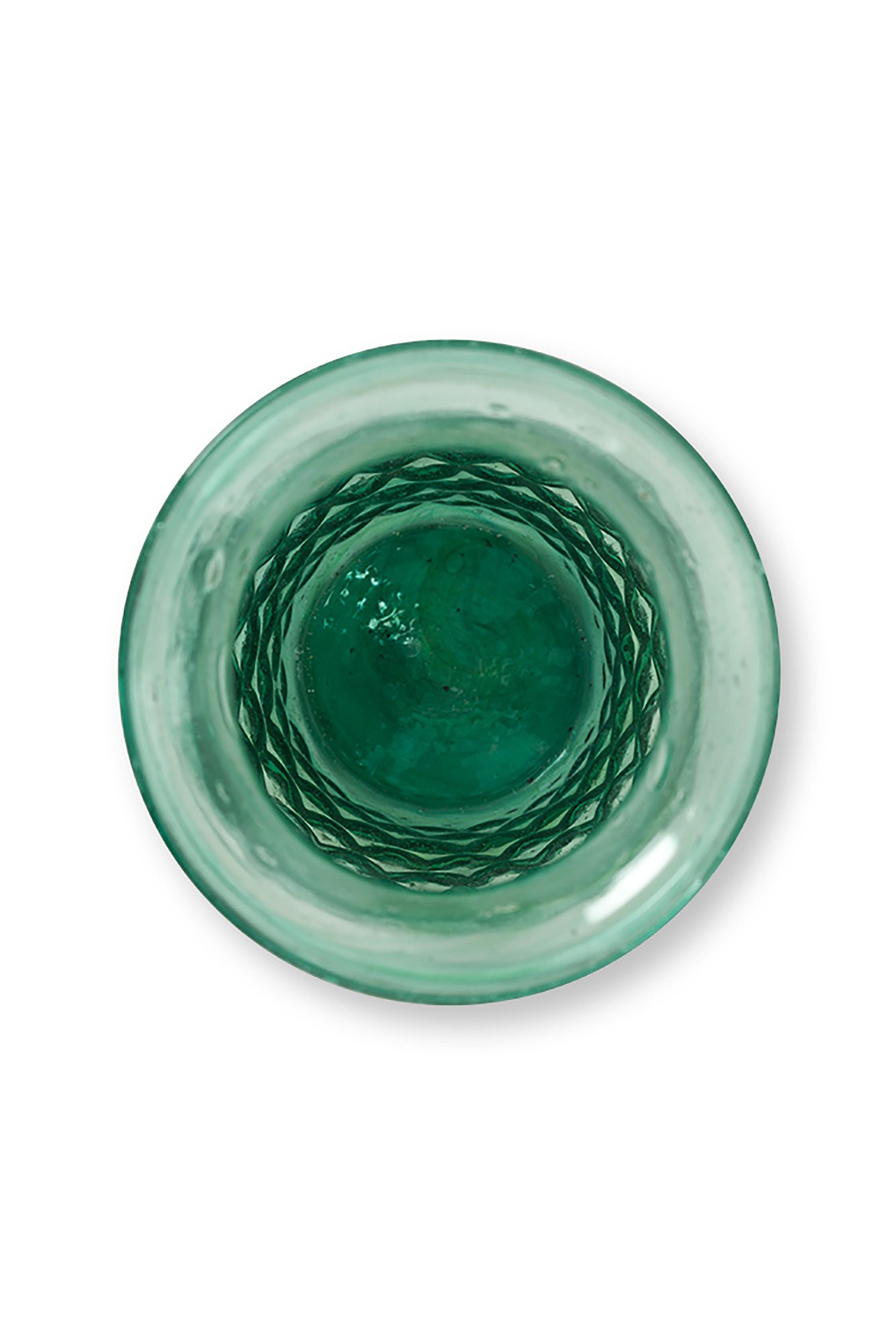 Набор ваз маленьких (3 шт.) Glass Blue-Green, Ø7х14 см, Ø8х14 см ракурс 8