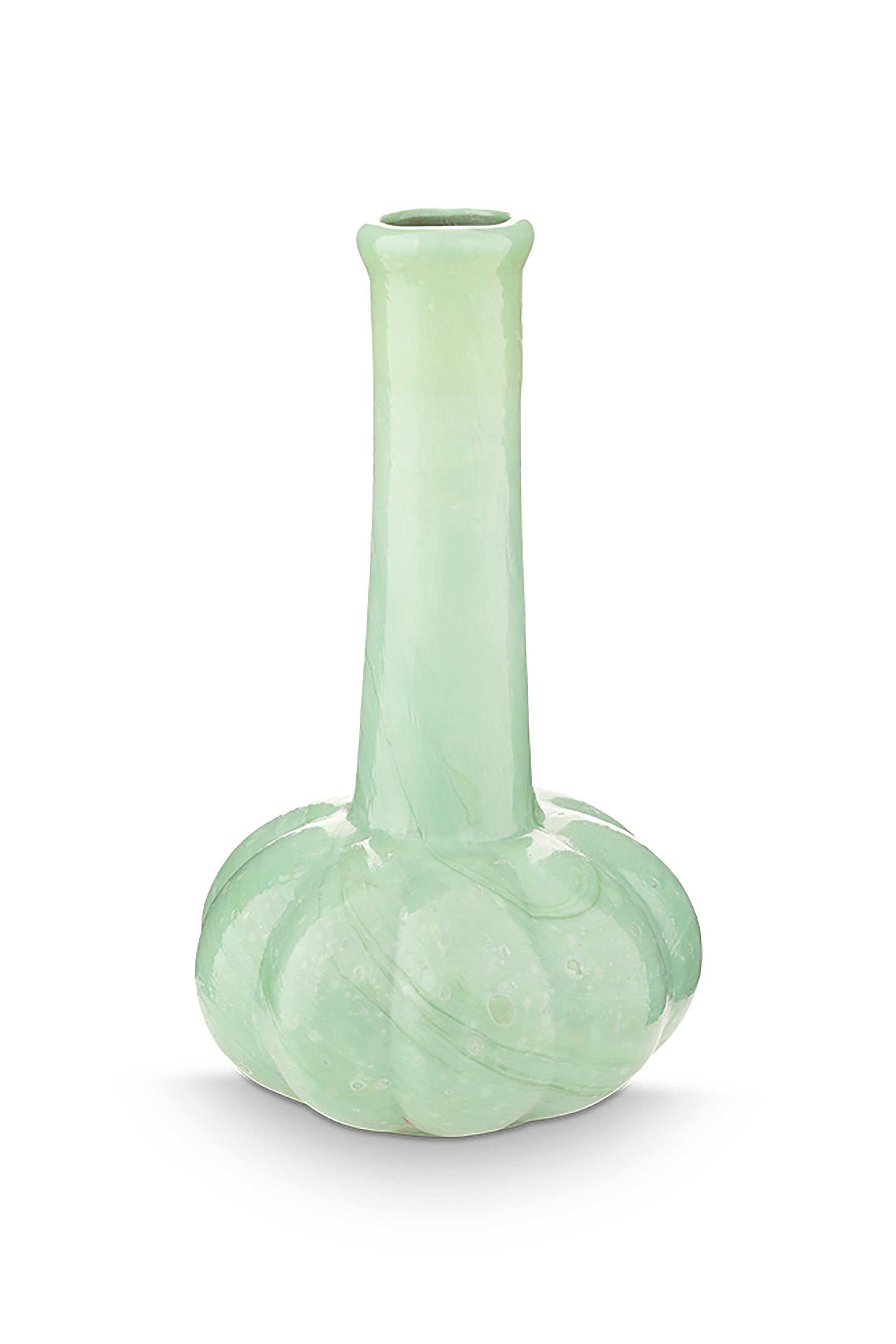 Набор ваз маленьких (3 шт.) Glass Soft Green, Ø8х13 см, Ø7х13 см ракурс 3
