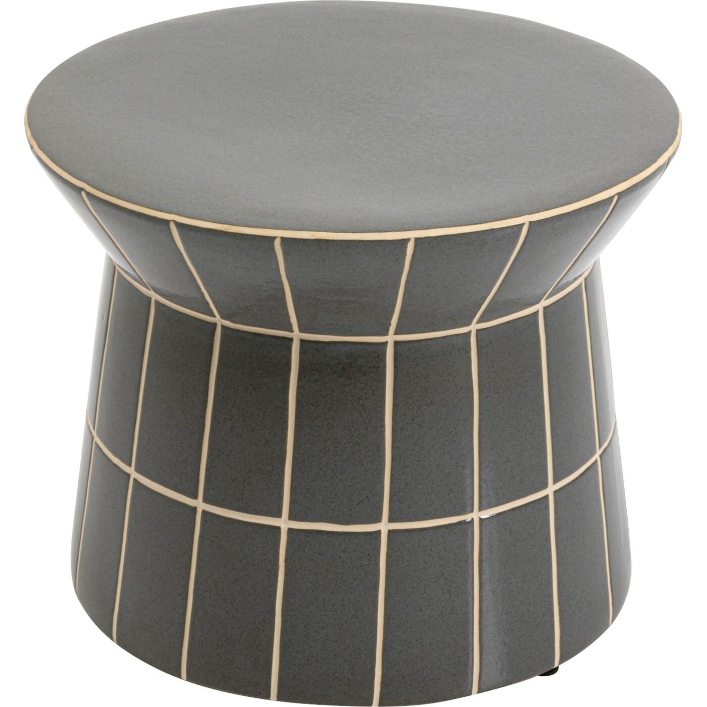 Стол приставной Bliss Tile Rim Blue, Ø38 см