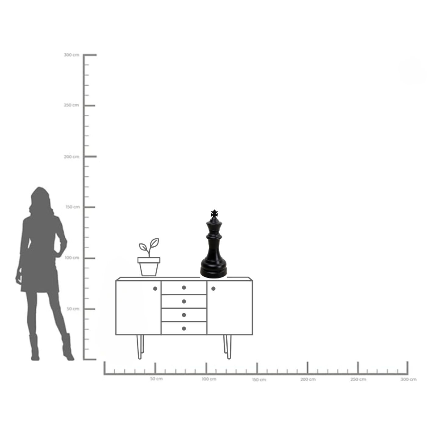Объект декоративный Chess King ракурс 5