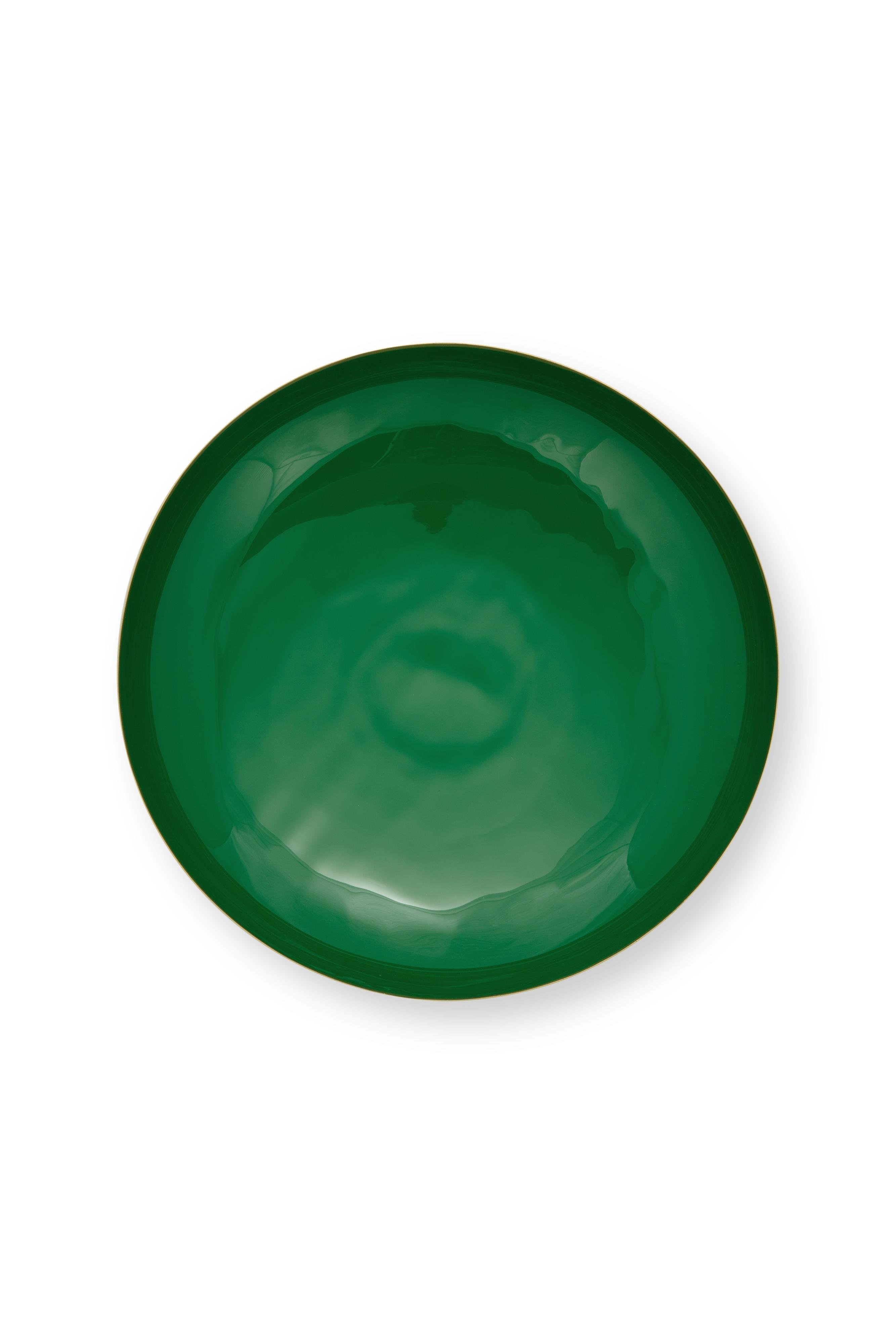Поднос на ножке Metal Dark Green ракурс 3