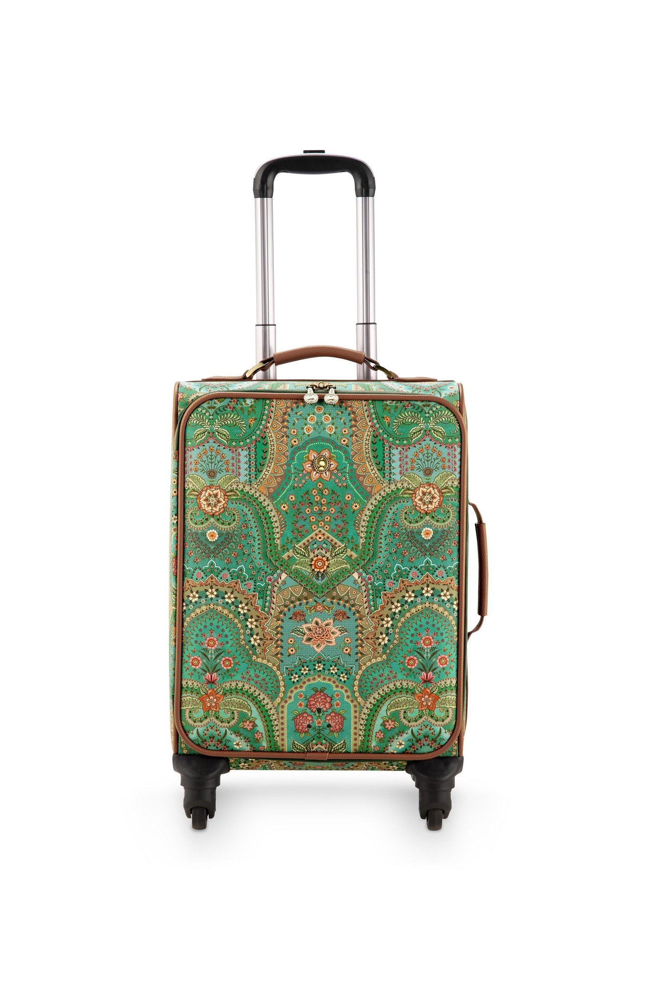 Чемодан маленький Tosca Jabali Green, 24 л ракурс 3