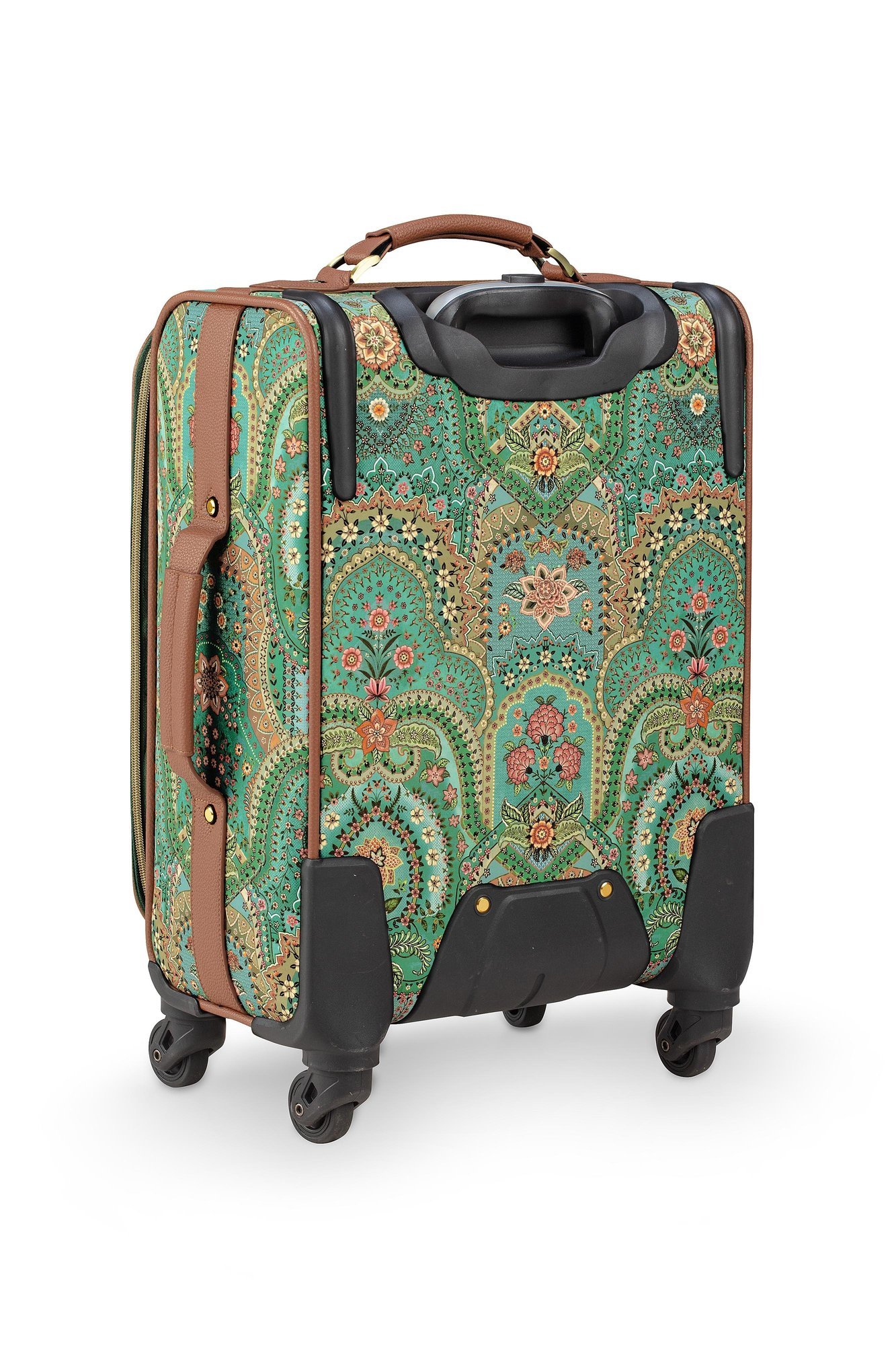 Чемодан маленький Tosca Jabali Green, 24 л ракурс 4