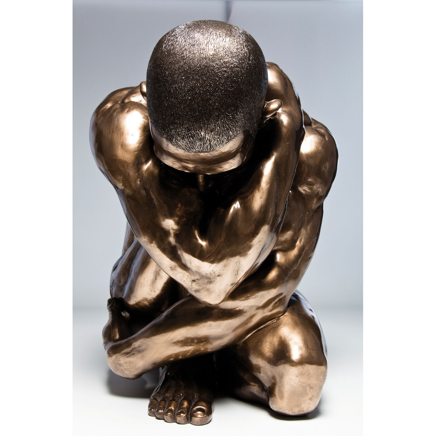 Фигура декоративная Nude Man Hug Bronze ракурс 6