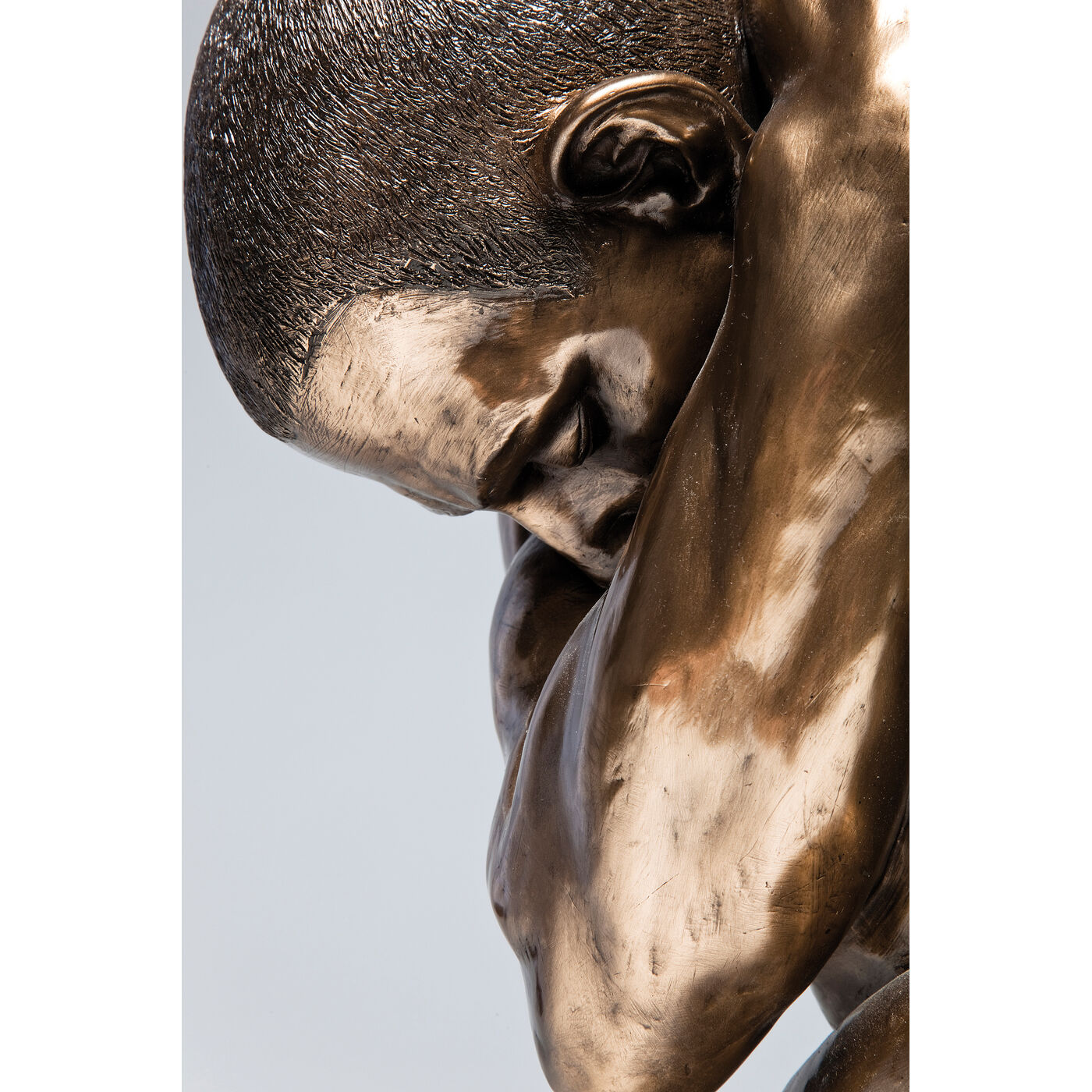 Фигура декоративная Nude Man Hug Bronze ракурс 4