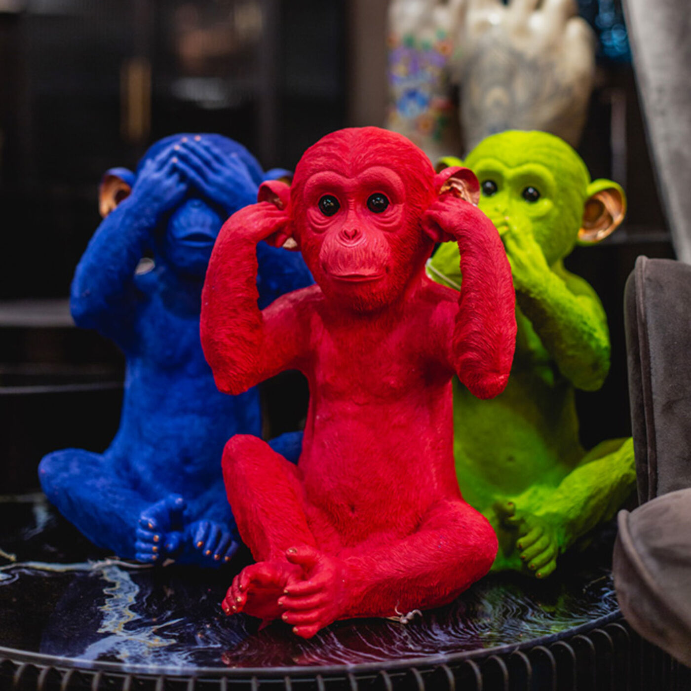 Копилка Monkey Iwazaru Lime ракурс 9