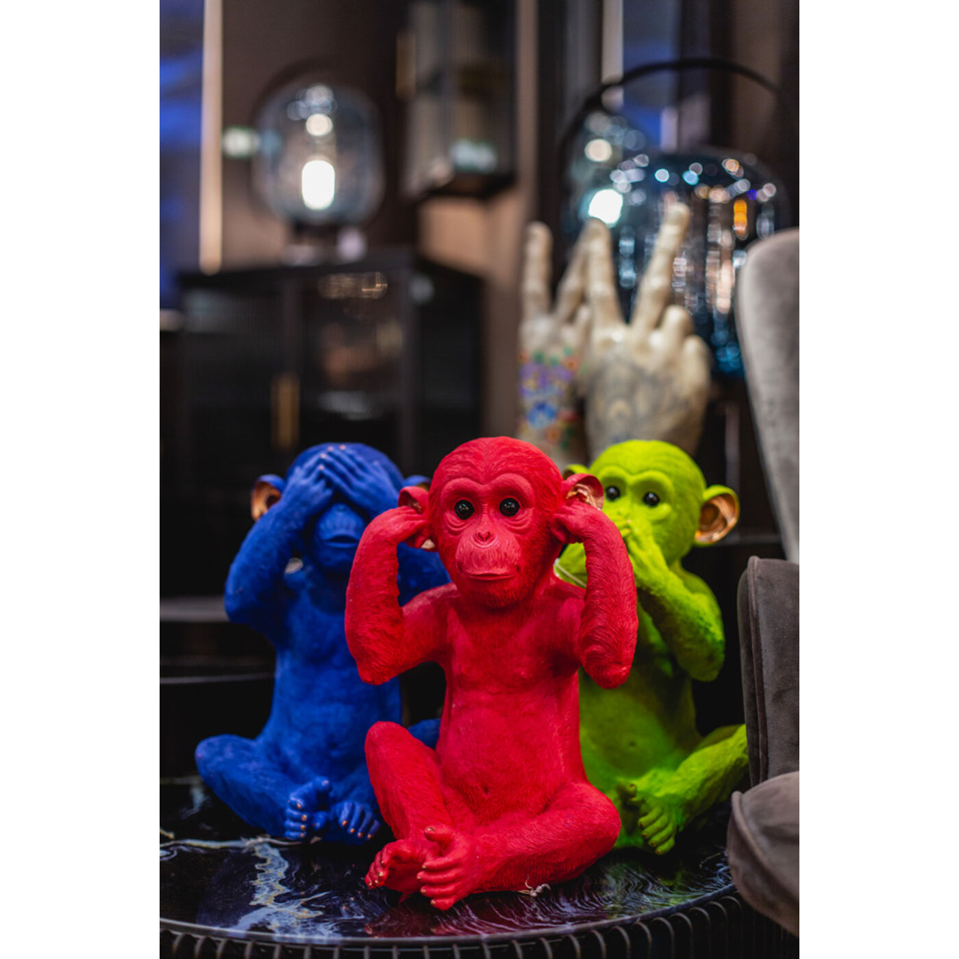 Копилка Monkey Iwazaru Lime ракурс 8