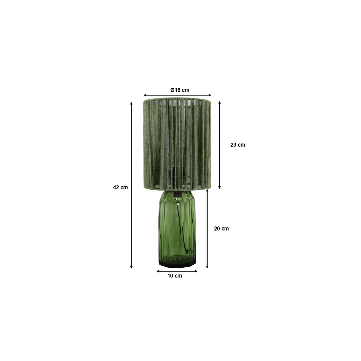 Светильник настольный Veccio Green ракурс 5
