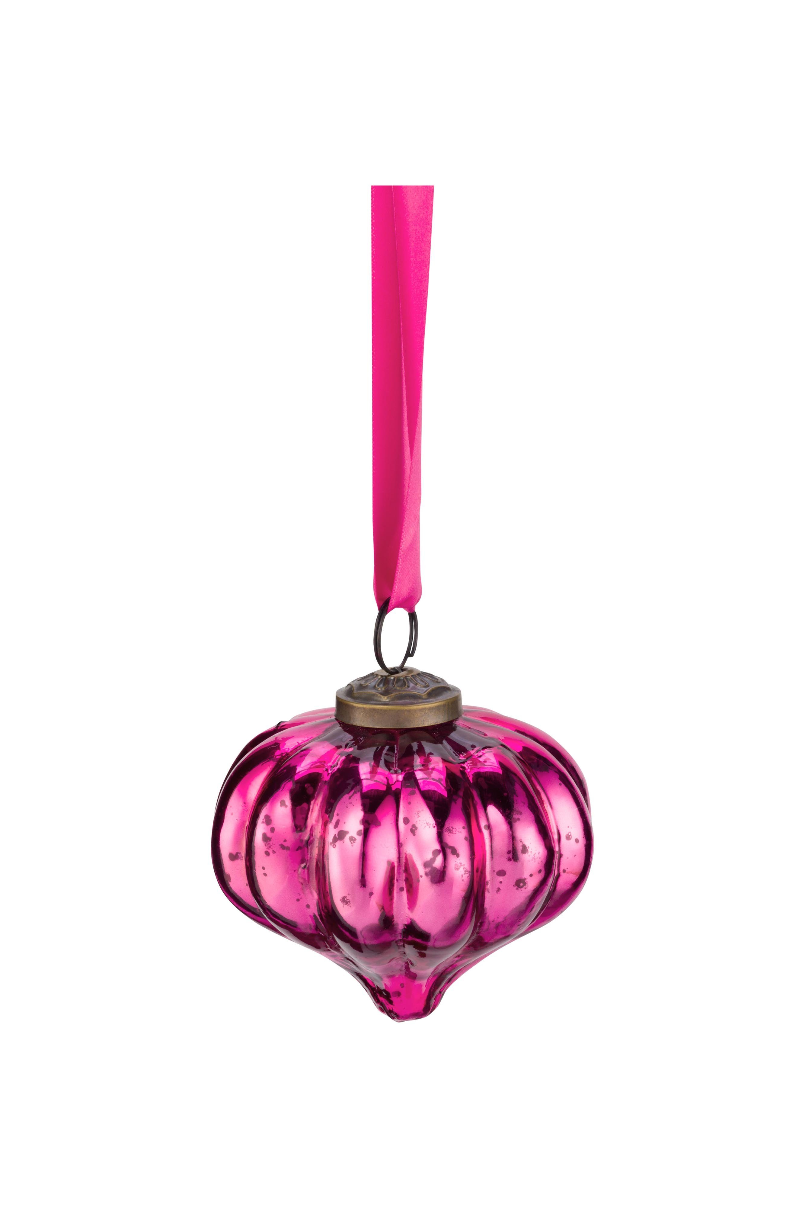 Набор (4 шт.) елочных украшений Glass Pink ракурс 3