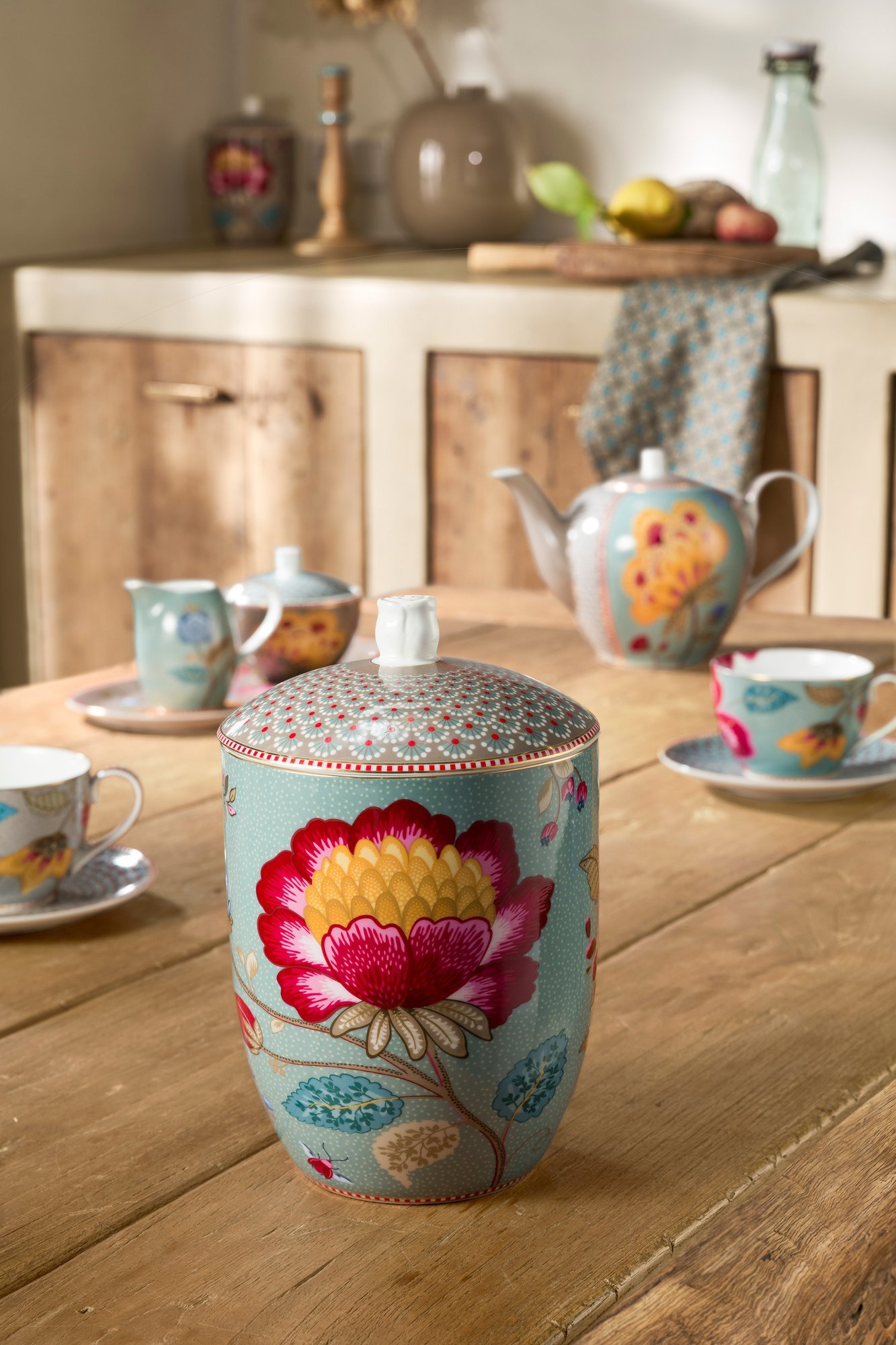 Емкость для хранения Blooming Tales Fantasy Blue, 1,5 л