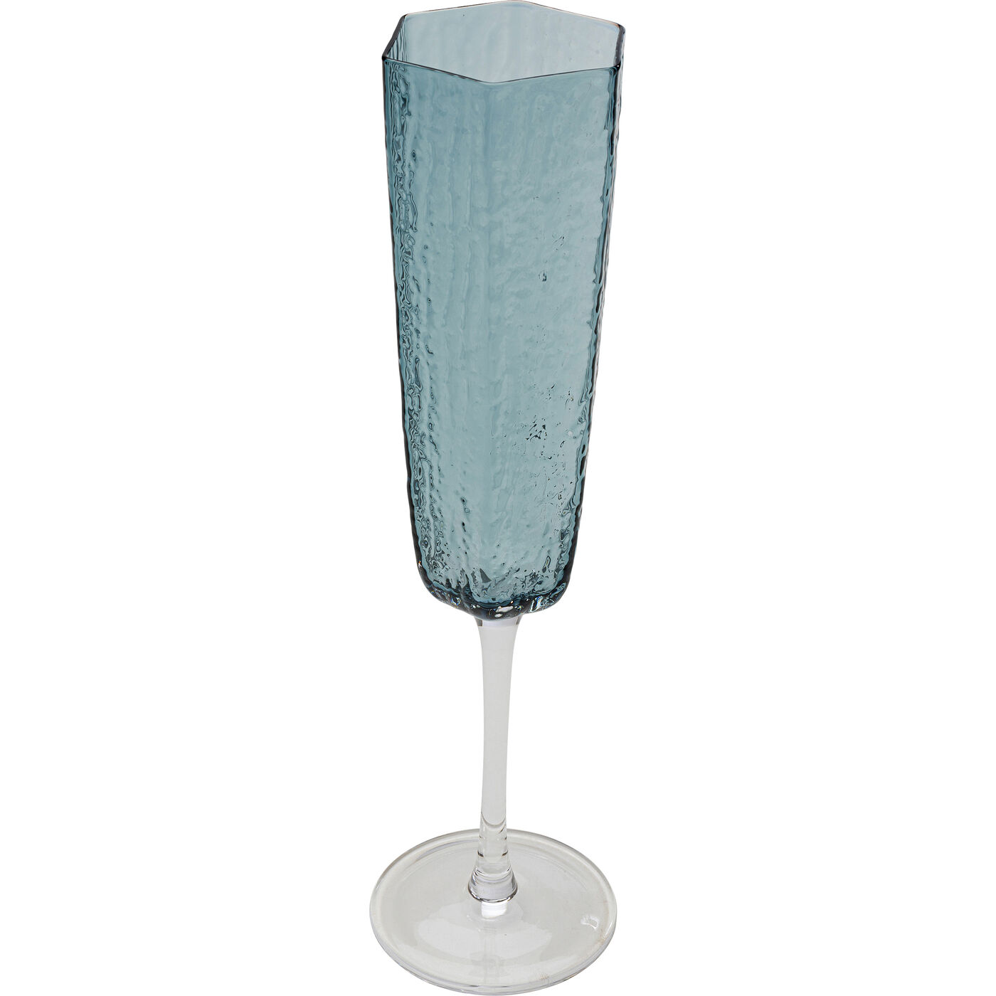 Бокал для шампанского Cascata Blue ракурс 2