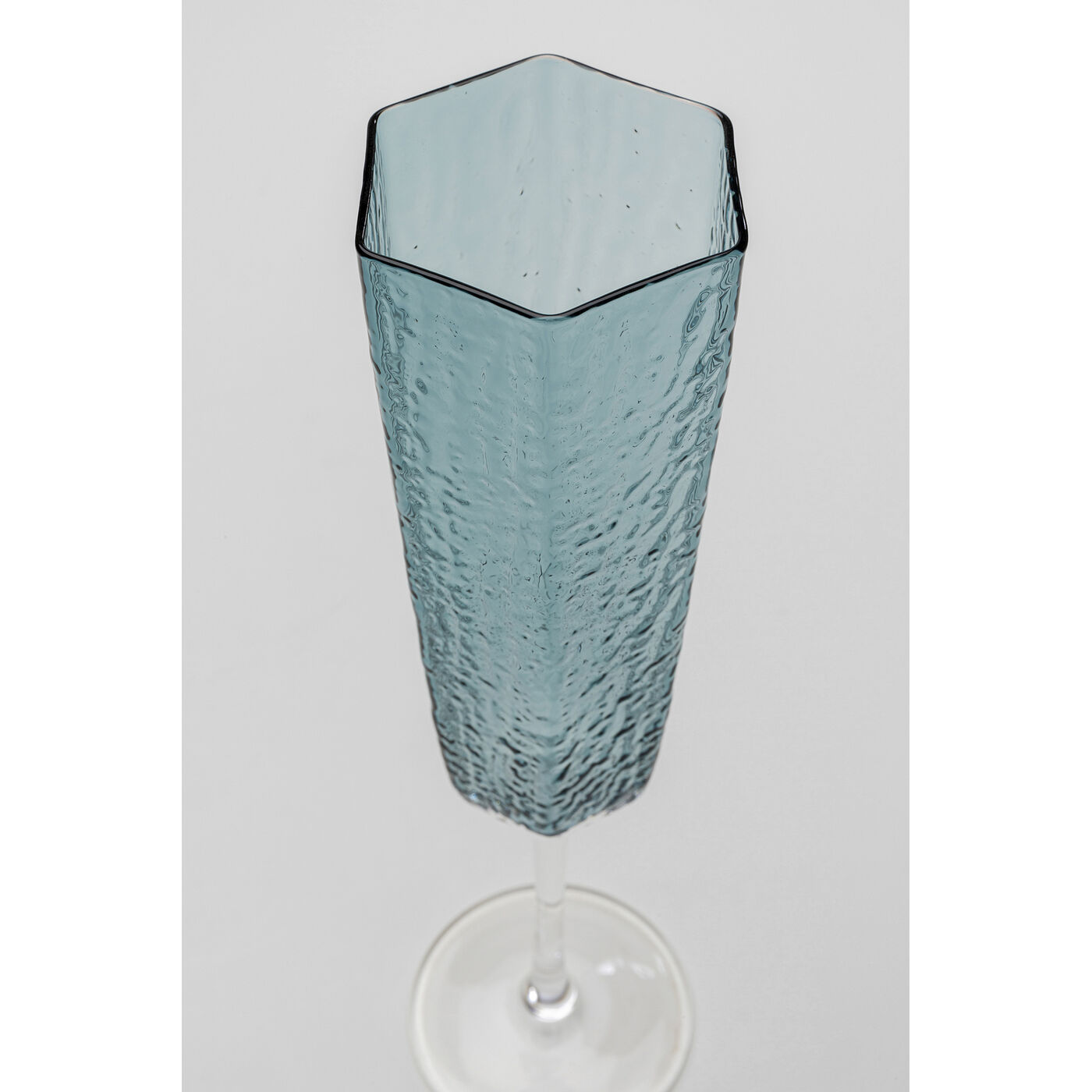 Бокал для шампанского Cascata Blue, 250 мл