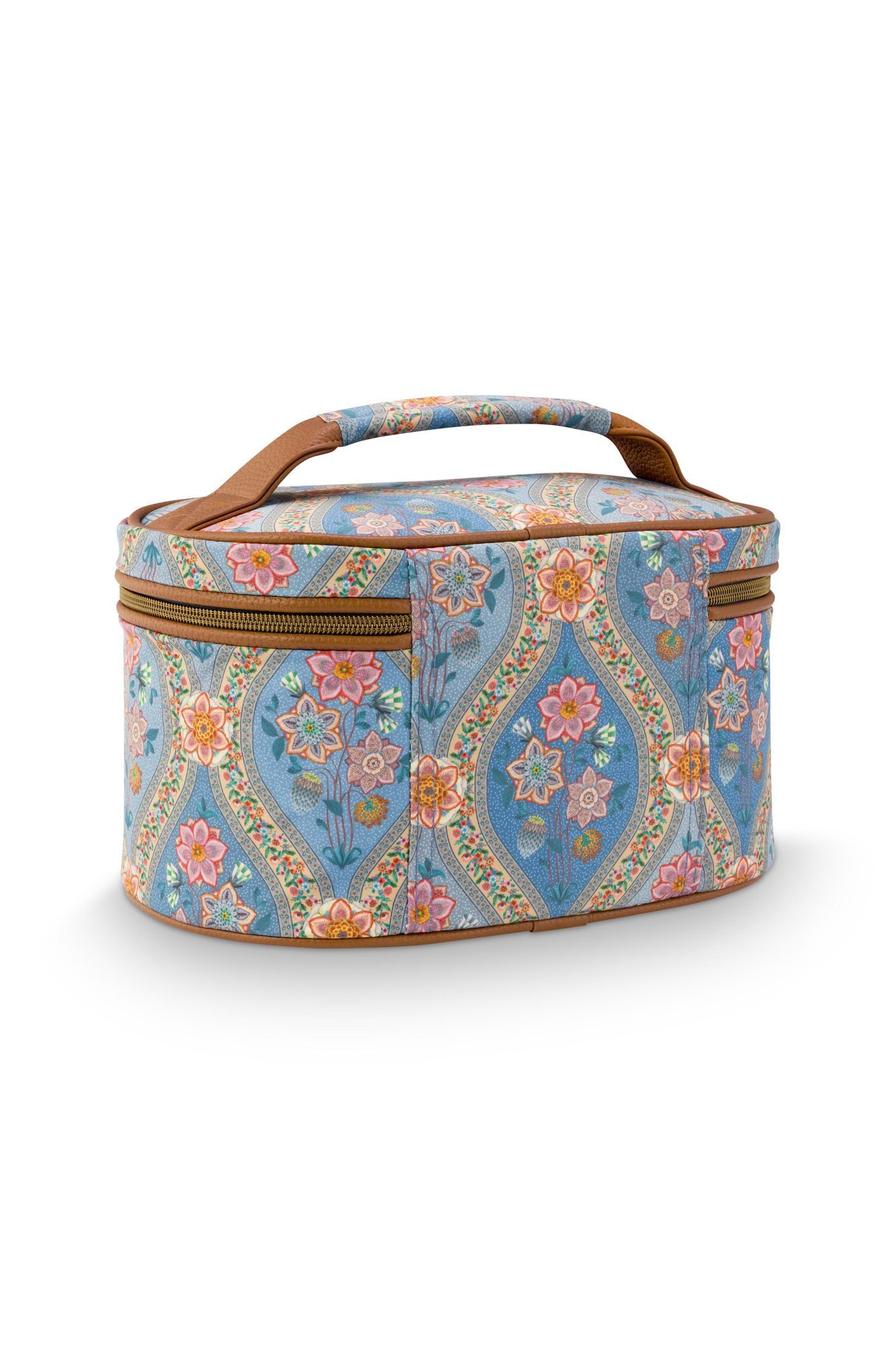 Косметичка бьюти-кейс Cleo Ornamento Blue, 5 л ракурс 3
