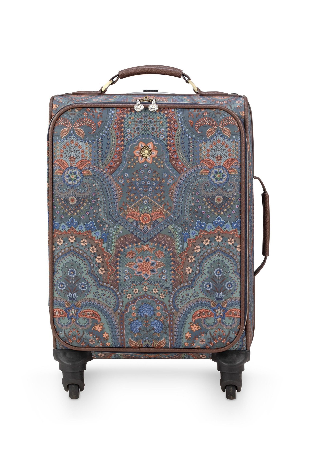 Чемодан маленький Tosca Jabali Blue, 24 л ракурс 2