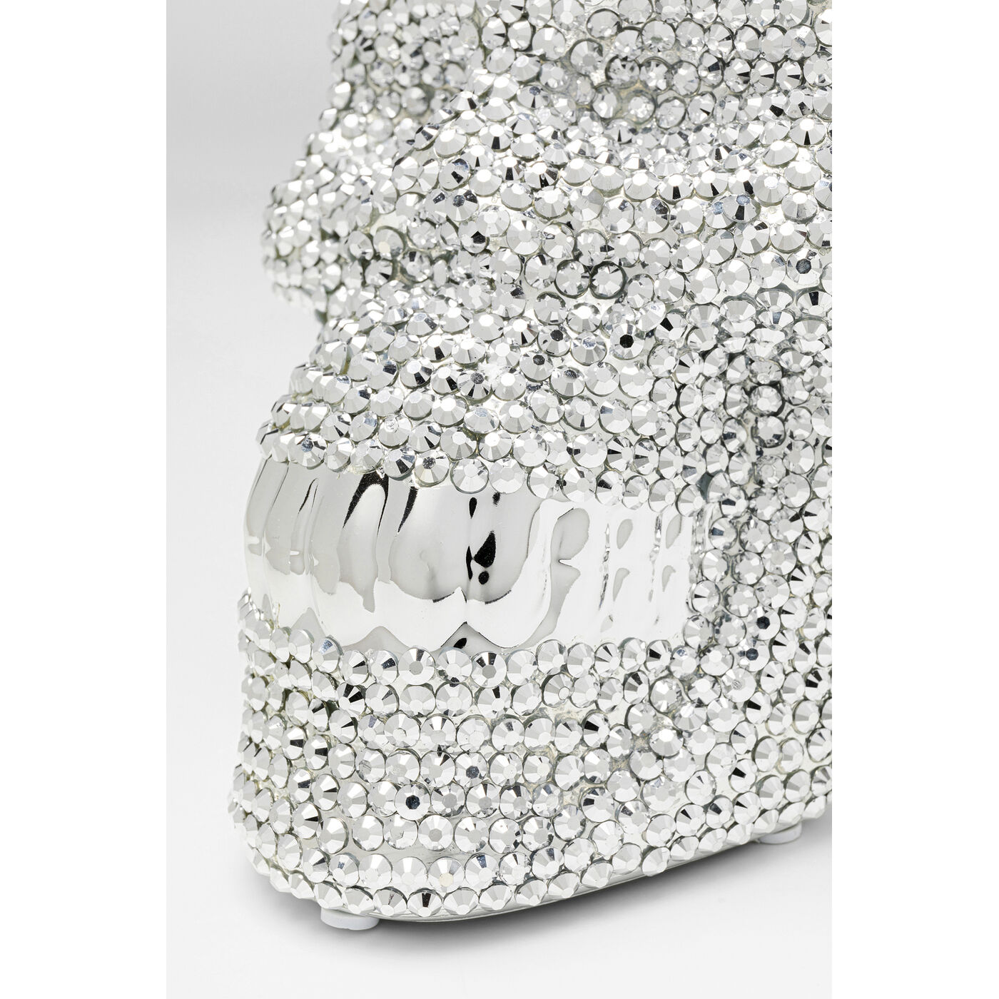 Копилка Skull Crystal Silver ракурс 3